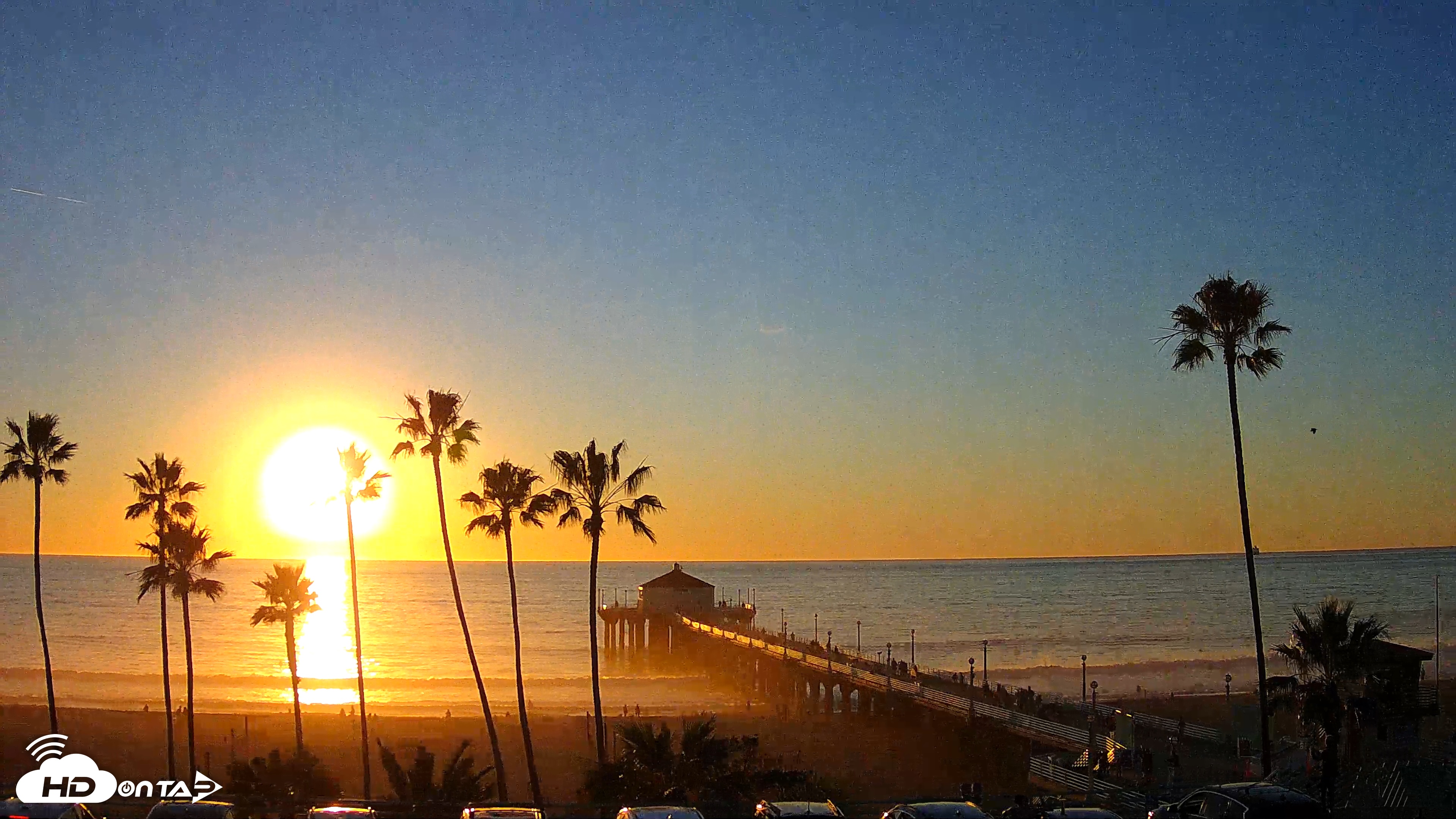 Snapshot of Manhattan Beach Pier Ultra HD Live Webcam taken Jan 13, 2026, 4:50pm PST