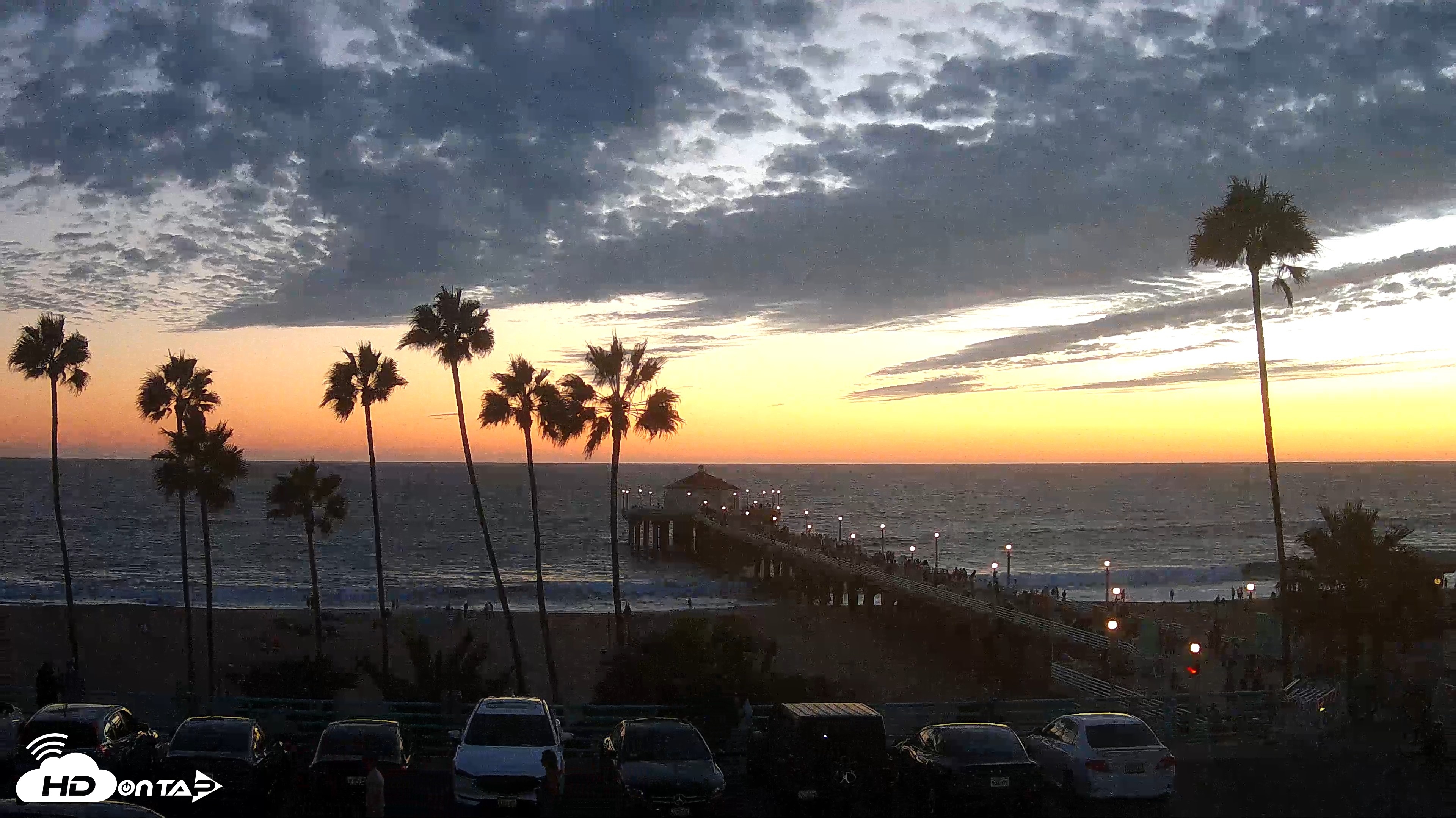 Snapshot of Manhattan Beach Pier Ultra HD Live Webcam taken Sep 5, 2026, 7:29pm PDT