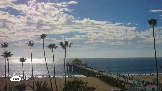 Snapshot of Manhattan Beach Pier Ultra HD Live Webcam taken Sep 27, 2026, 3:58pm PDT