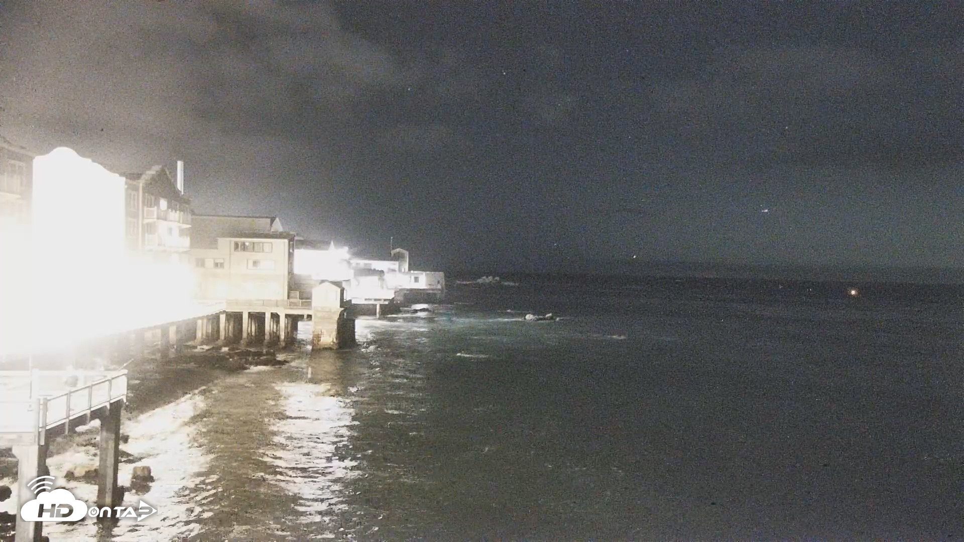 Snapshot of Monterey Cannery Row Live Webcam taken Oct 18, 2026, 8:54pm PDT