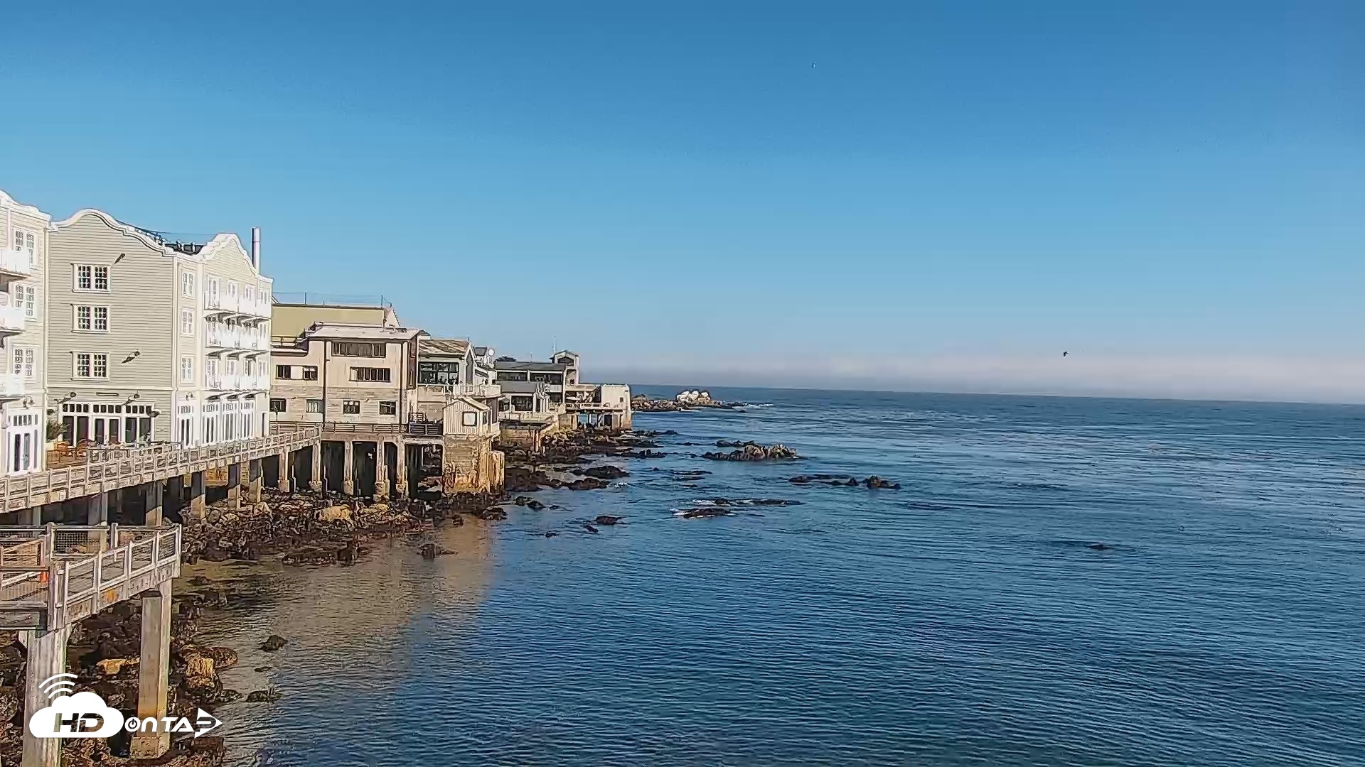 Snapshot of Monterey Cannery Row Live Webcam taken Jul 16, 2026, 8:39am PDT