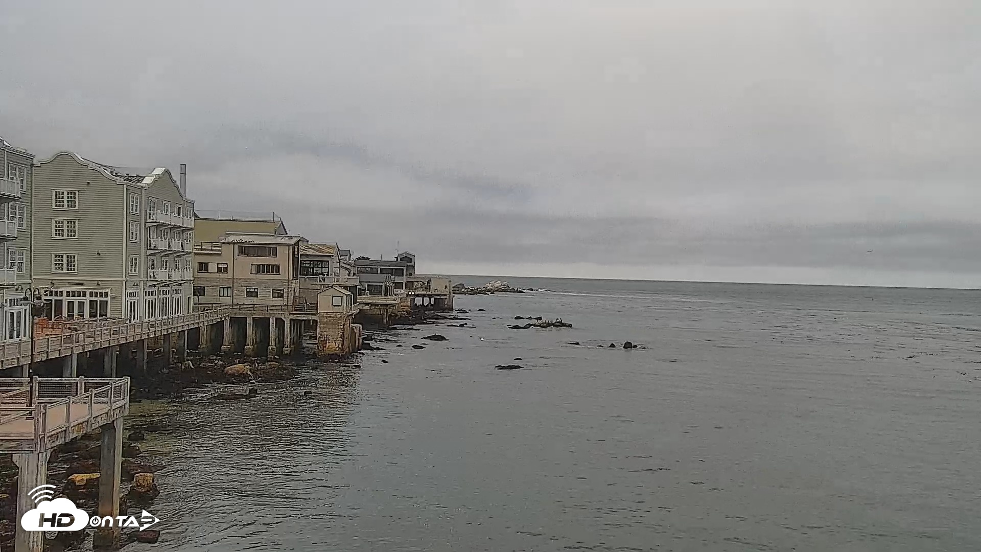 Snapshot of Monterey Cannery Row Live Webcam taken Sep 26, 2026, 6:02pm PDT