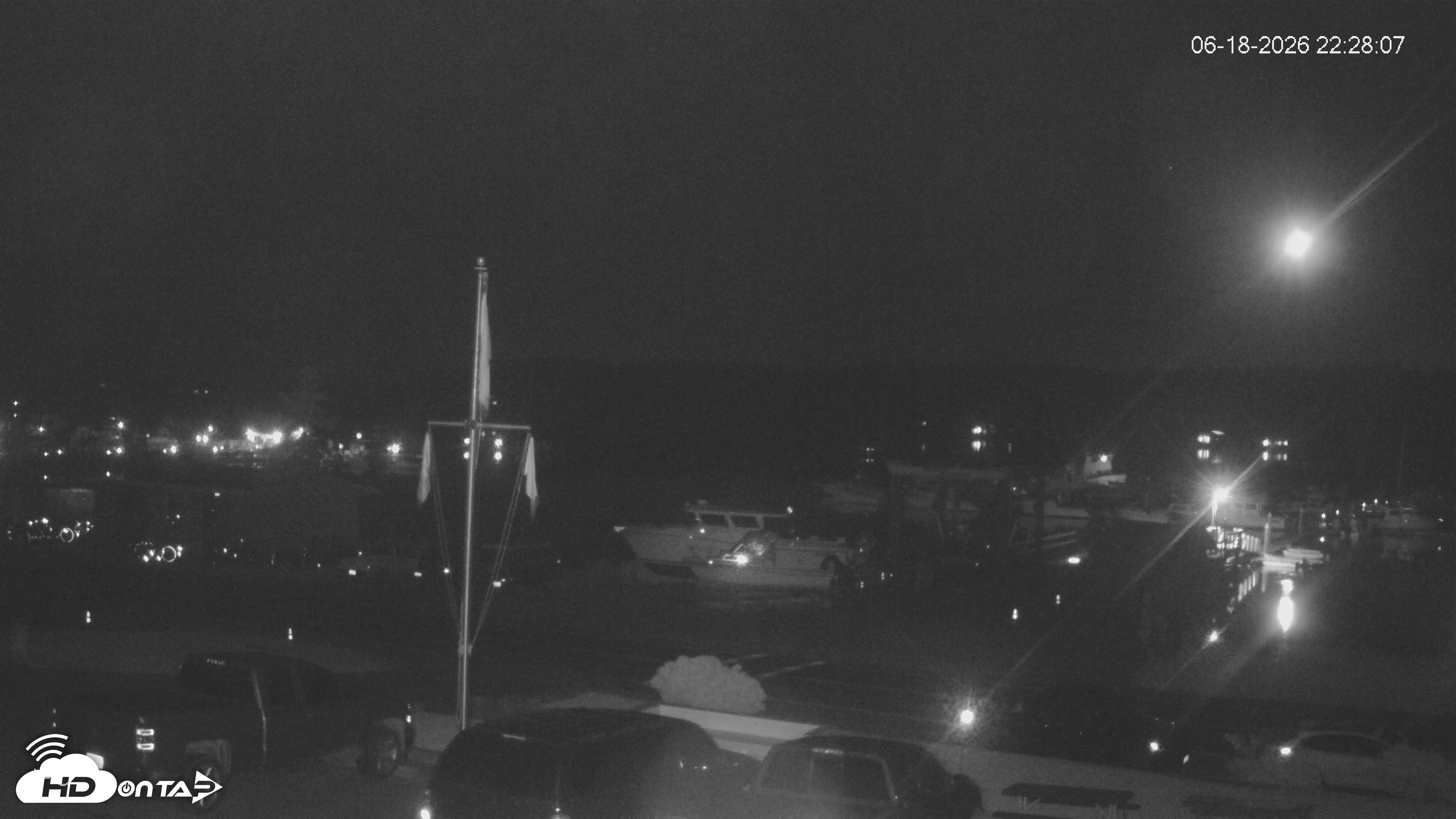 Snapshot of Lopez Island Marina Live Webcam taken Jun 18, 2026, 11:28pm PDT