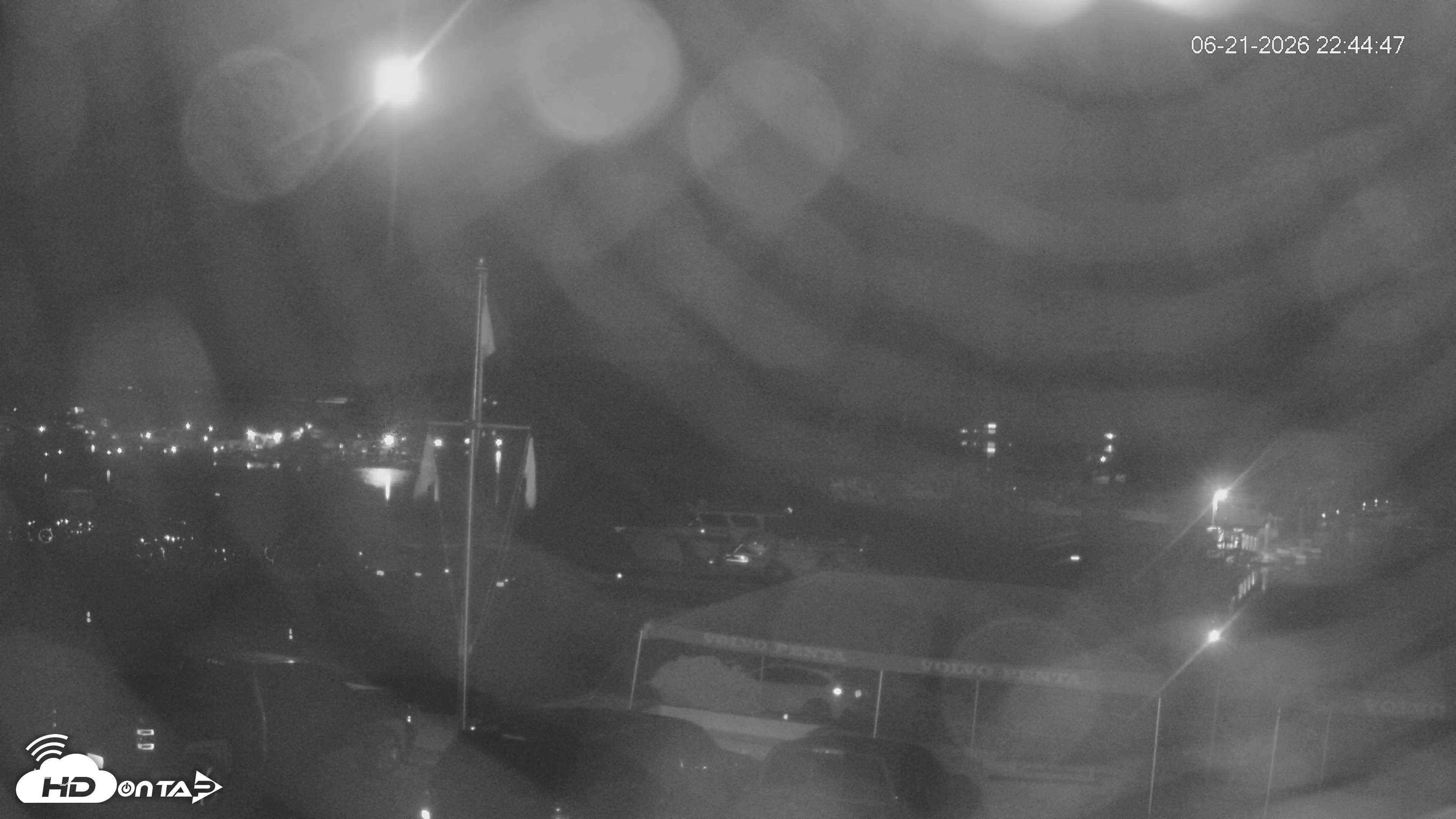 Snapshot of Lopez Island Marina Live Webcam taken Jun 21, 2026, 11:45pm PDT