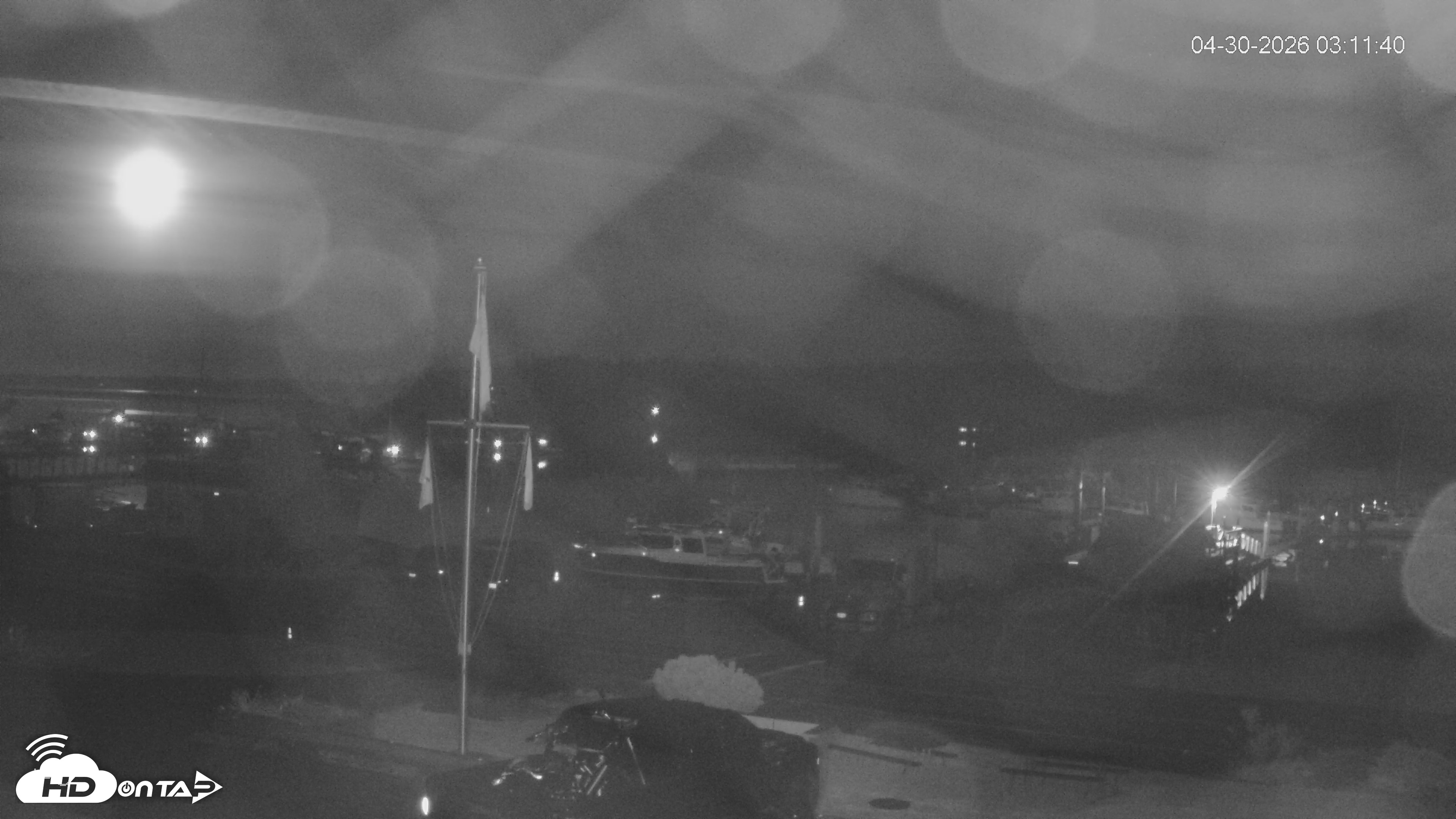 Snapshot of Lopez Island Marina Live Webcam taken Apr 30, 2026, 4:12am PDT