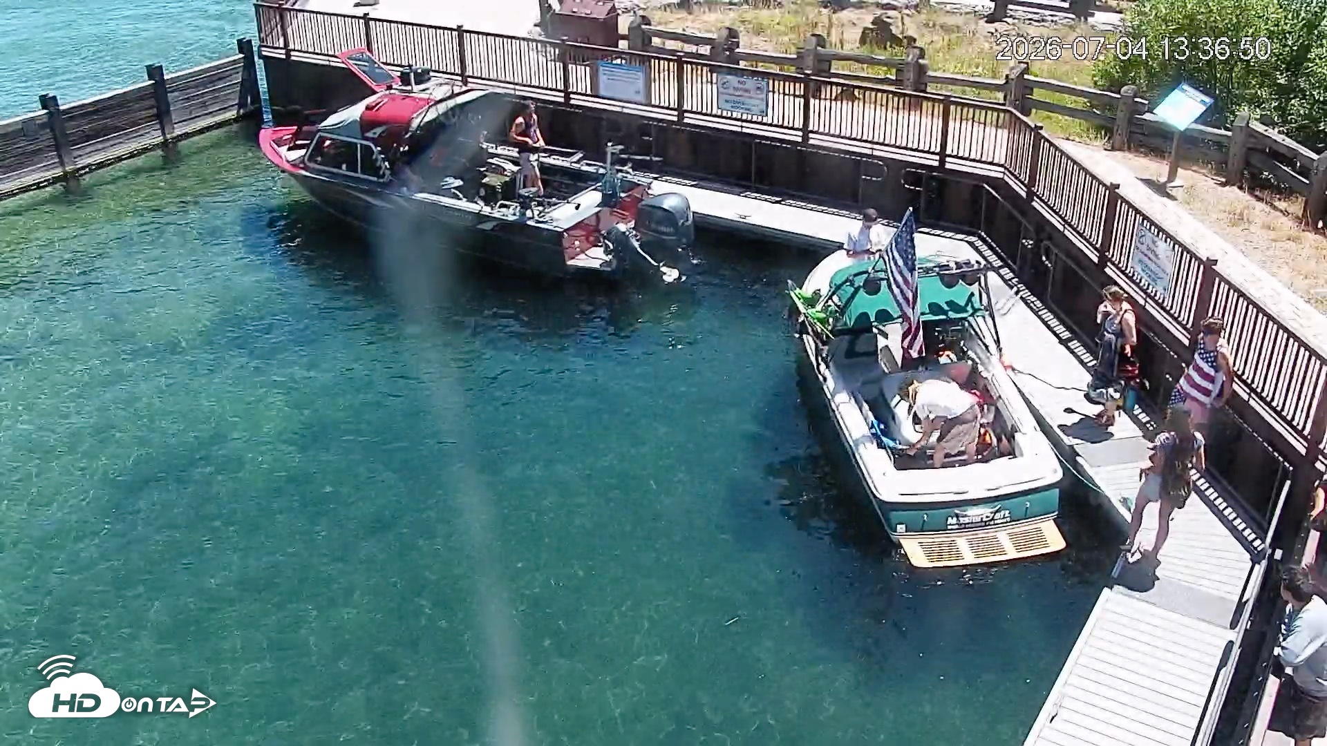 Snapshot of Tahoe Vista Lake Tahoe Live Webcam taken Jul 4, 2026, 1:38pm PDT