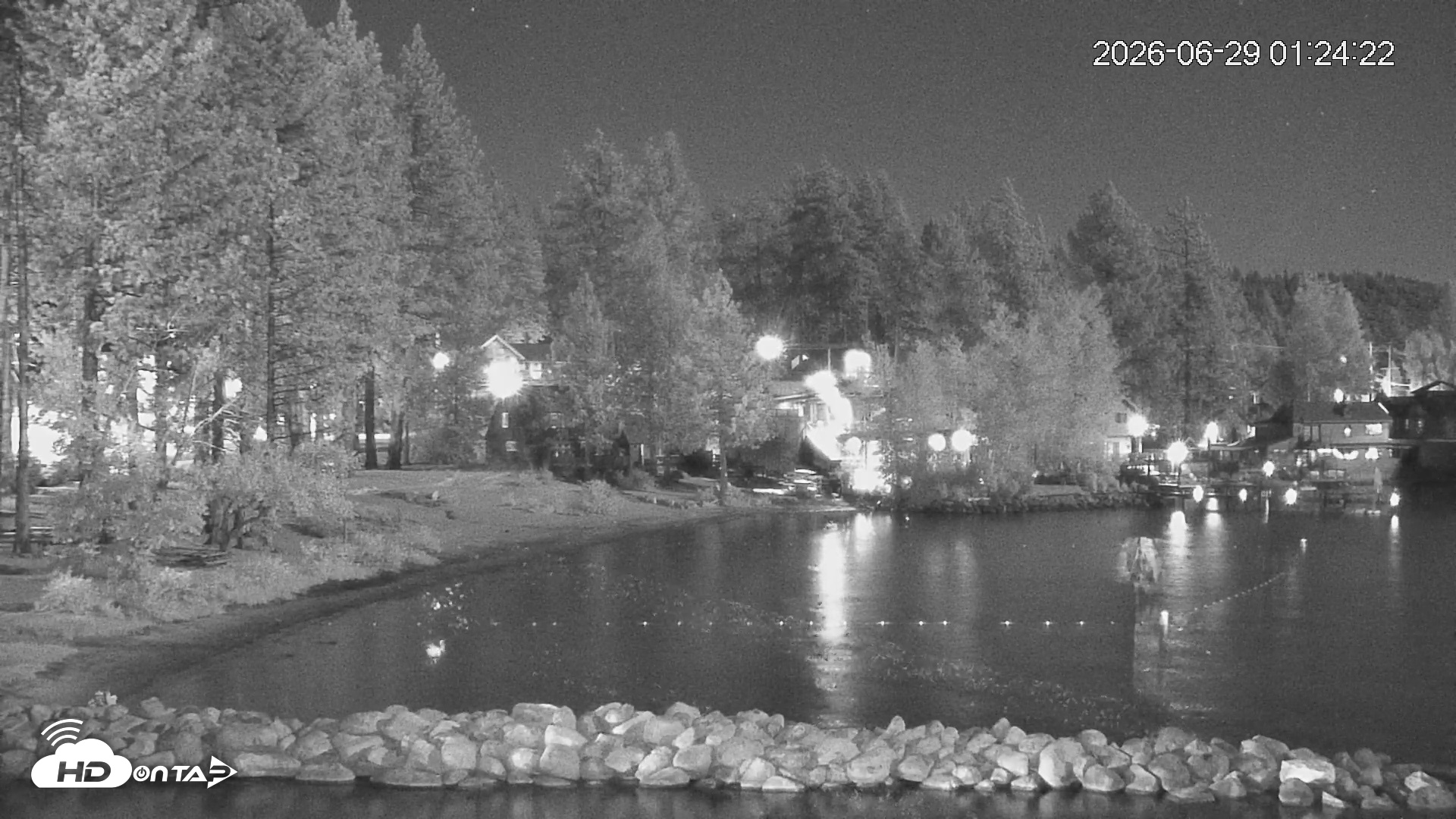 Snapshot of Tahoe Vista Lake Tahoe Live Webcam taken Jun 29, 2026, 1:26am PDT