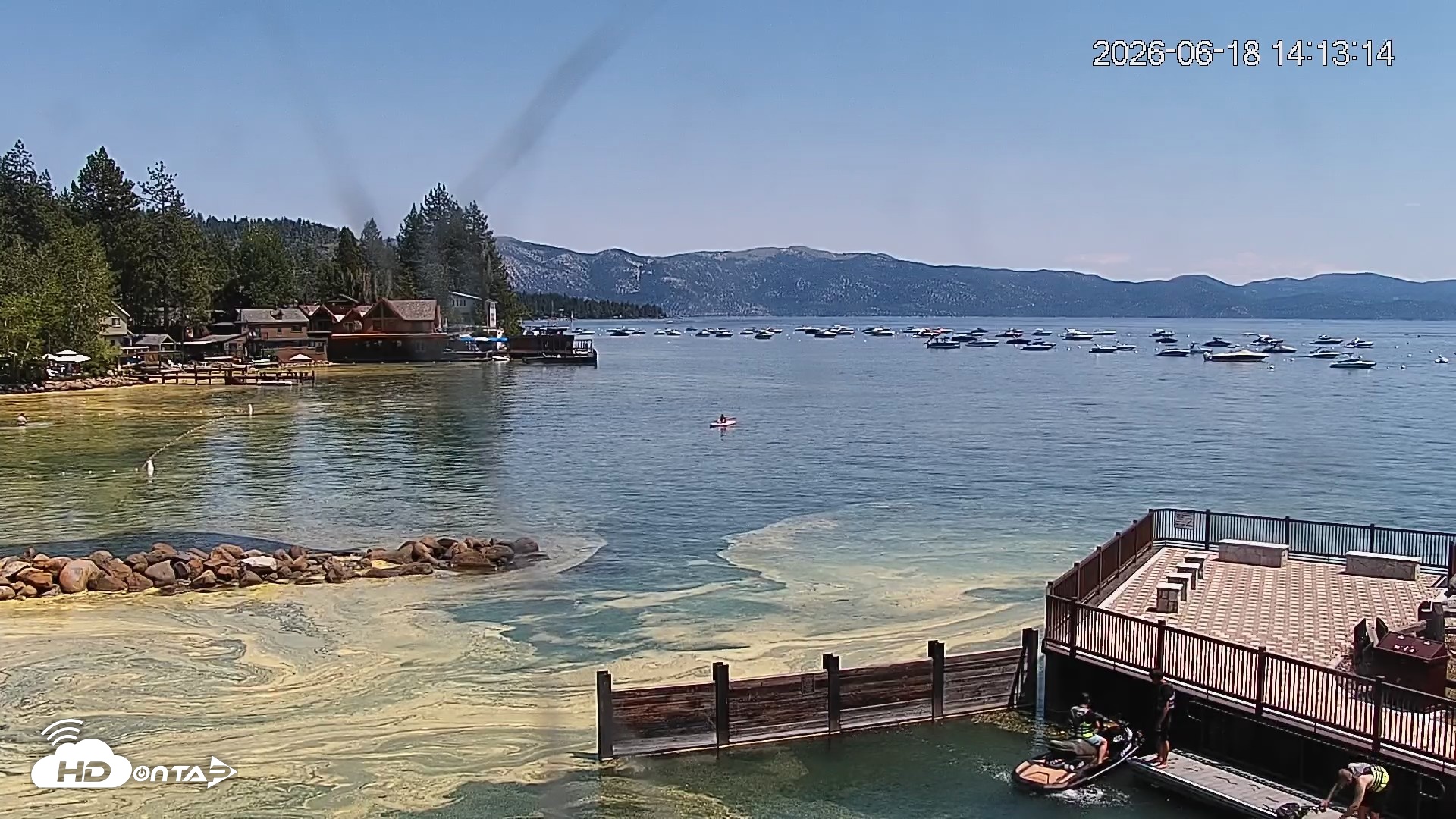 Snapshot of Tahoe Vista Lake Tahoe Live Webcam taken Jun 18, 2026, 2:14pm PDT