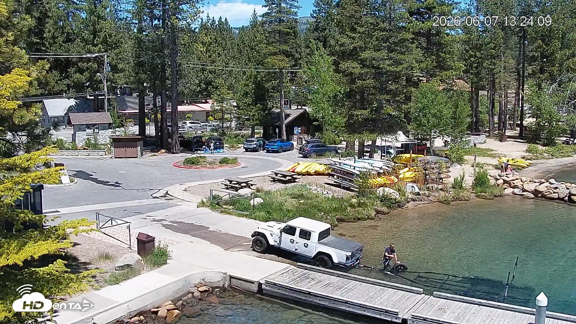 Snapshot of Tahoe Vista Lake Tahoe Live Webcam taken Jun 7, 2026, 1:25pm PDT