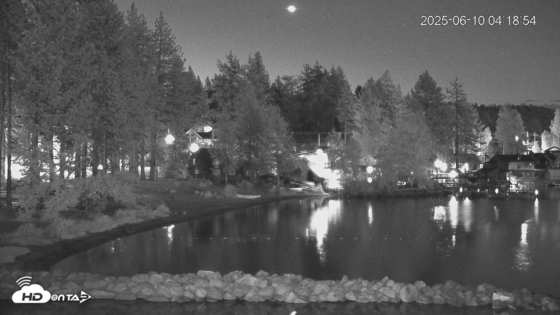 Snapshot of Tahoe Vista Lake Tahoe Live Webcam taken Jun 10, 2025, 4:19am PDT