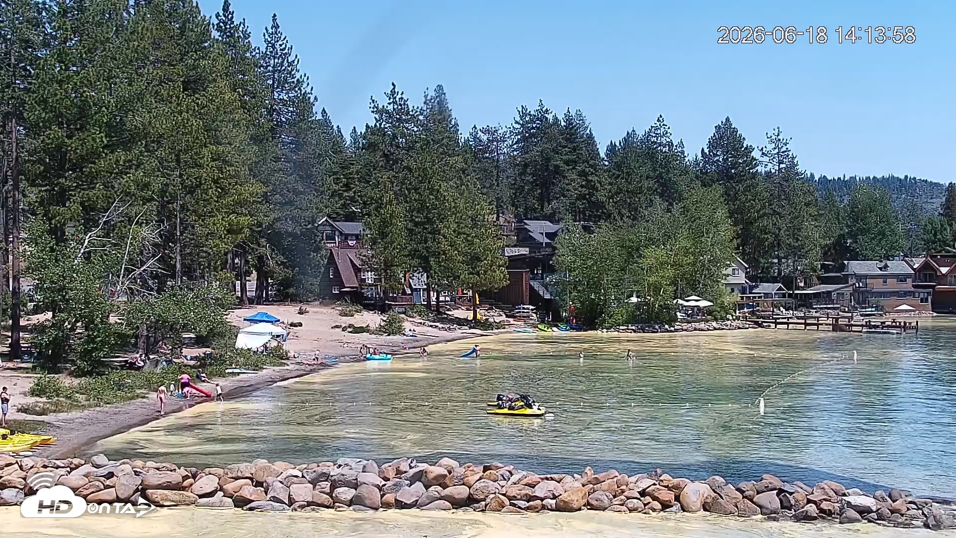 Snapshot of Tahoe Vista Lake Tahoe Live Webcam taken Jun 18, 2026, 2:15pm PDT