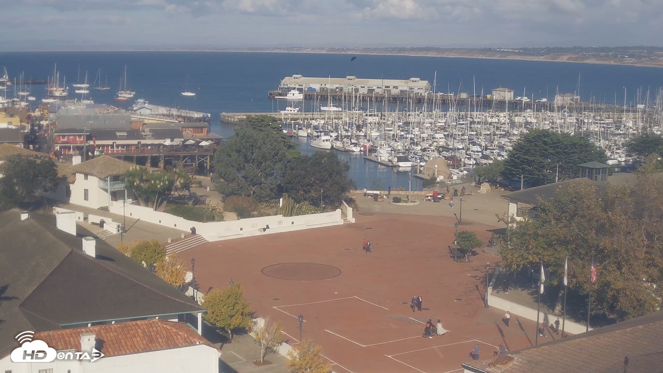 Snapshot of Port of Monterey Live Webcam taken Oct 23, 2026, 3:50pm PDT