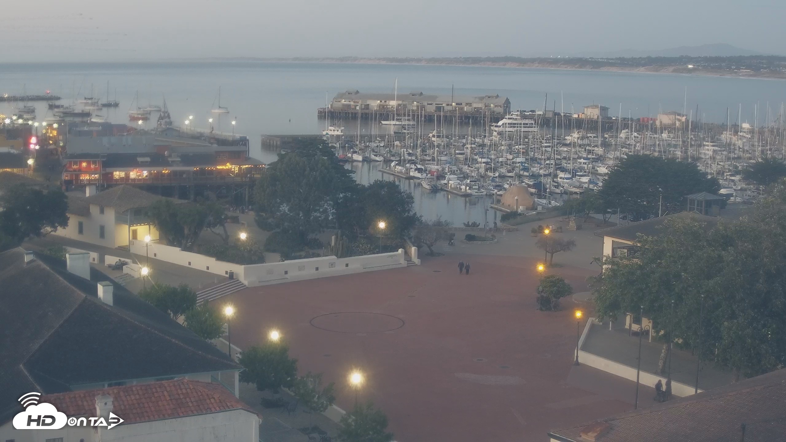 Snapshot of Port of Monterey Live Webcam taken May 19, 2026, 8:21pm PDT