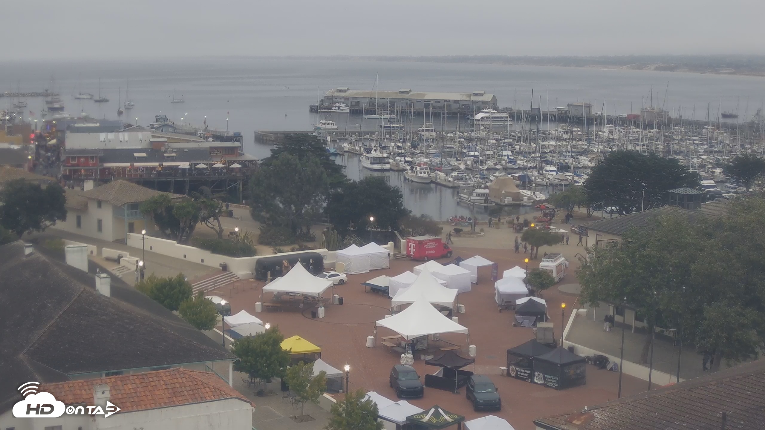 Snapshot of Port of Monterey Live Webcam taken Jul 19, 2025, 7:27pm PDT