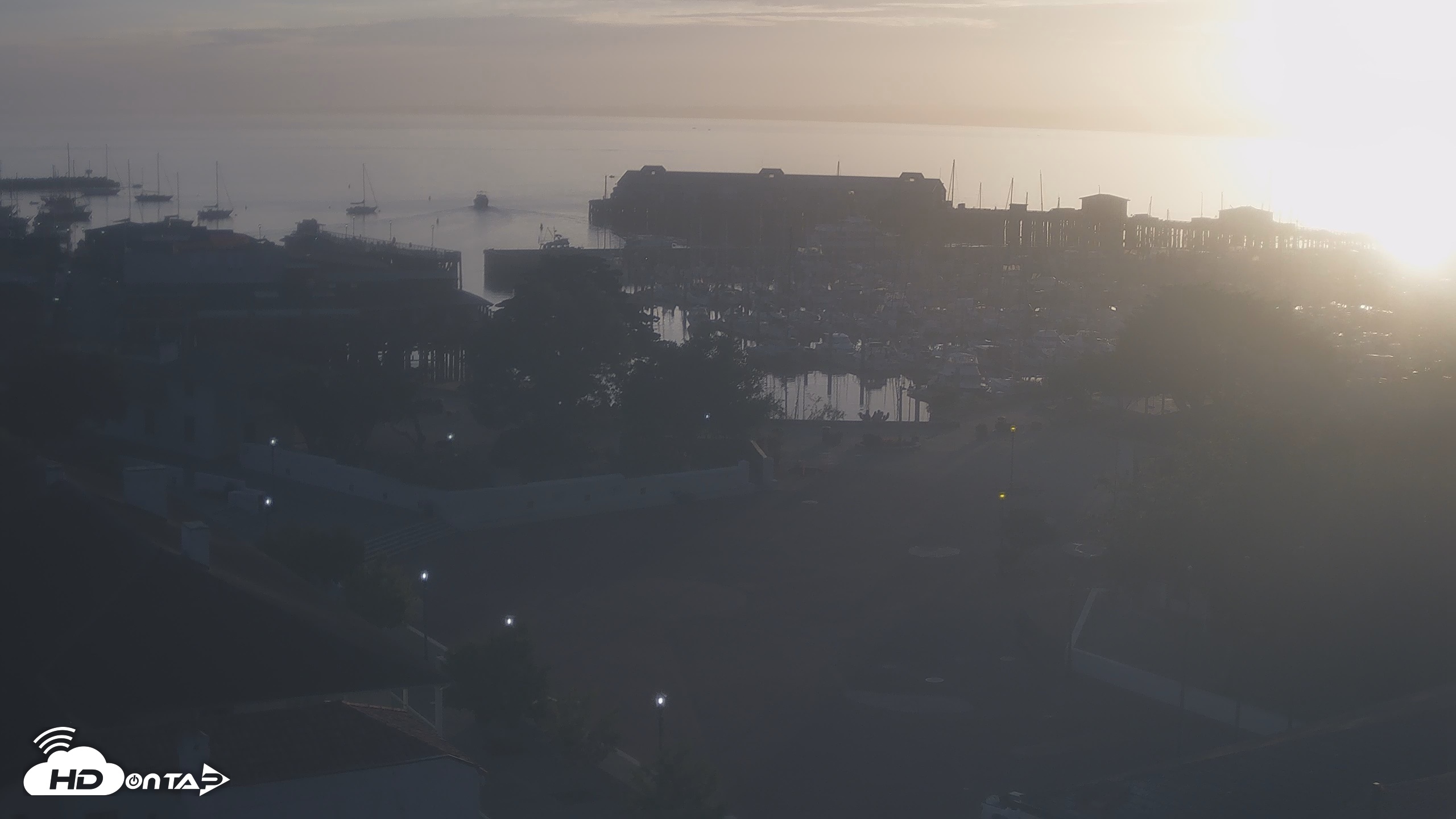 Snapshot of Port of Monterey Live Webcam taken Jul 13, 2026, 6:28am PDT