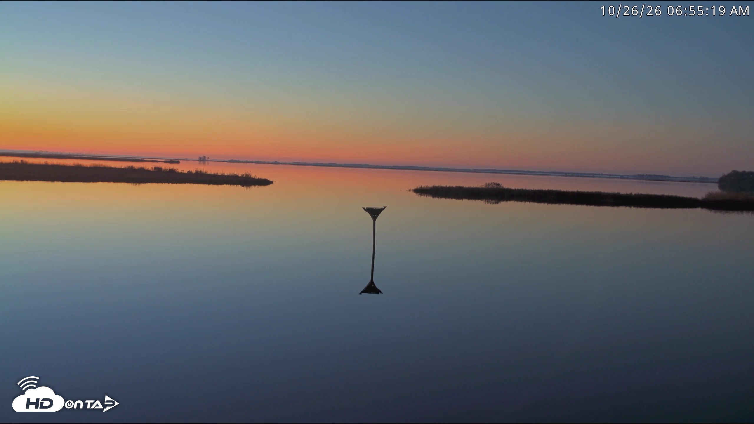 Snapshot of Blackwater Wildlife Refuge Osprey River Platform Live Cam taken Oct 26, 2026, 6:56am EDT
