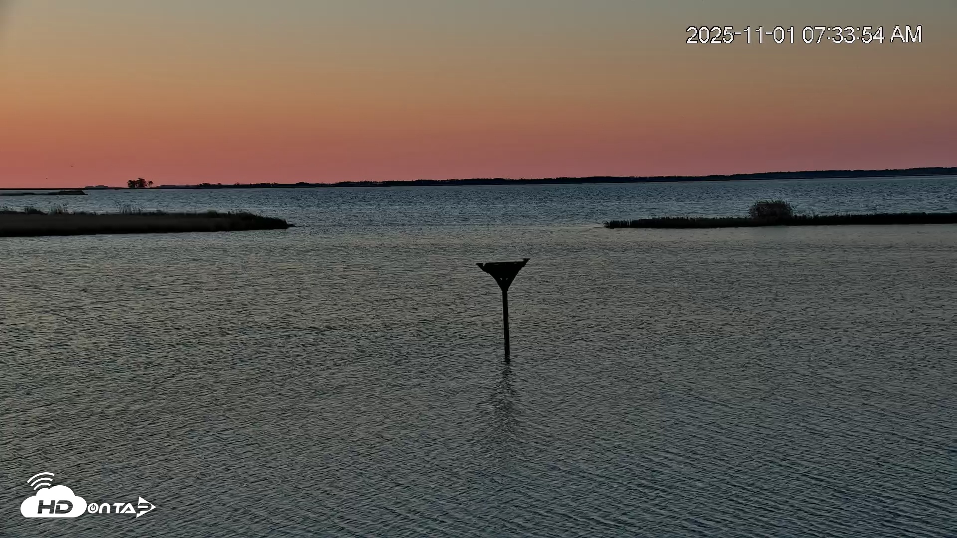 Snapshot of Blackwater Wildlife Refuge Osprey River Platform Live Cam taken Nov 1, 2025, 7:34am EDT
