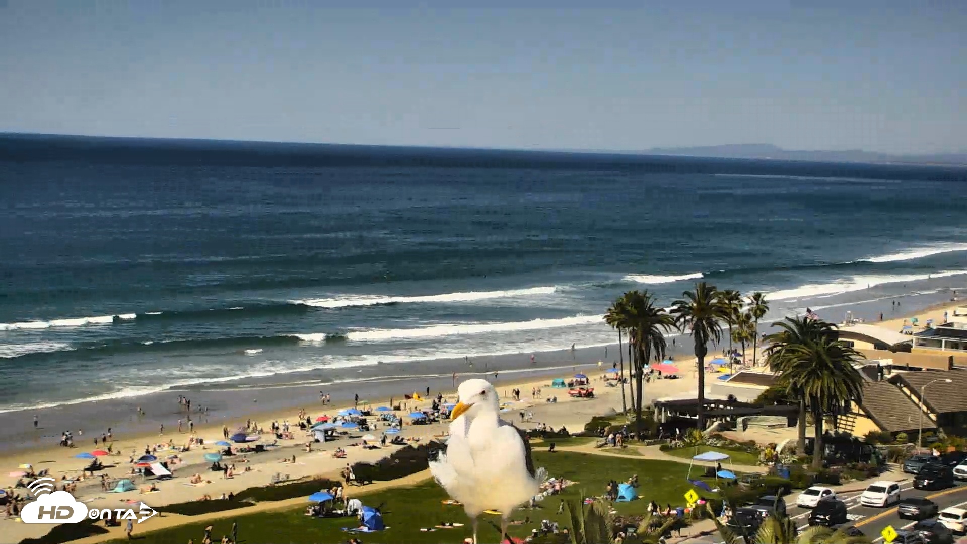 Snapshot of Del Mar Beach Overlook Roaming Live Webcam taken Mar 8, 2026, 1:12pm PDT