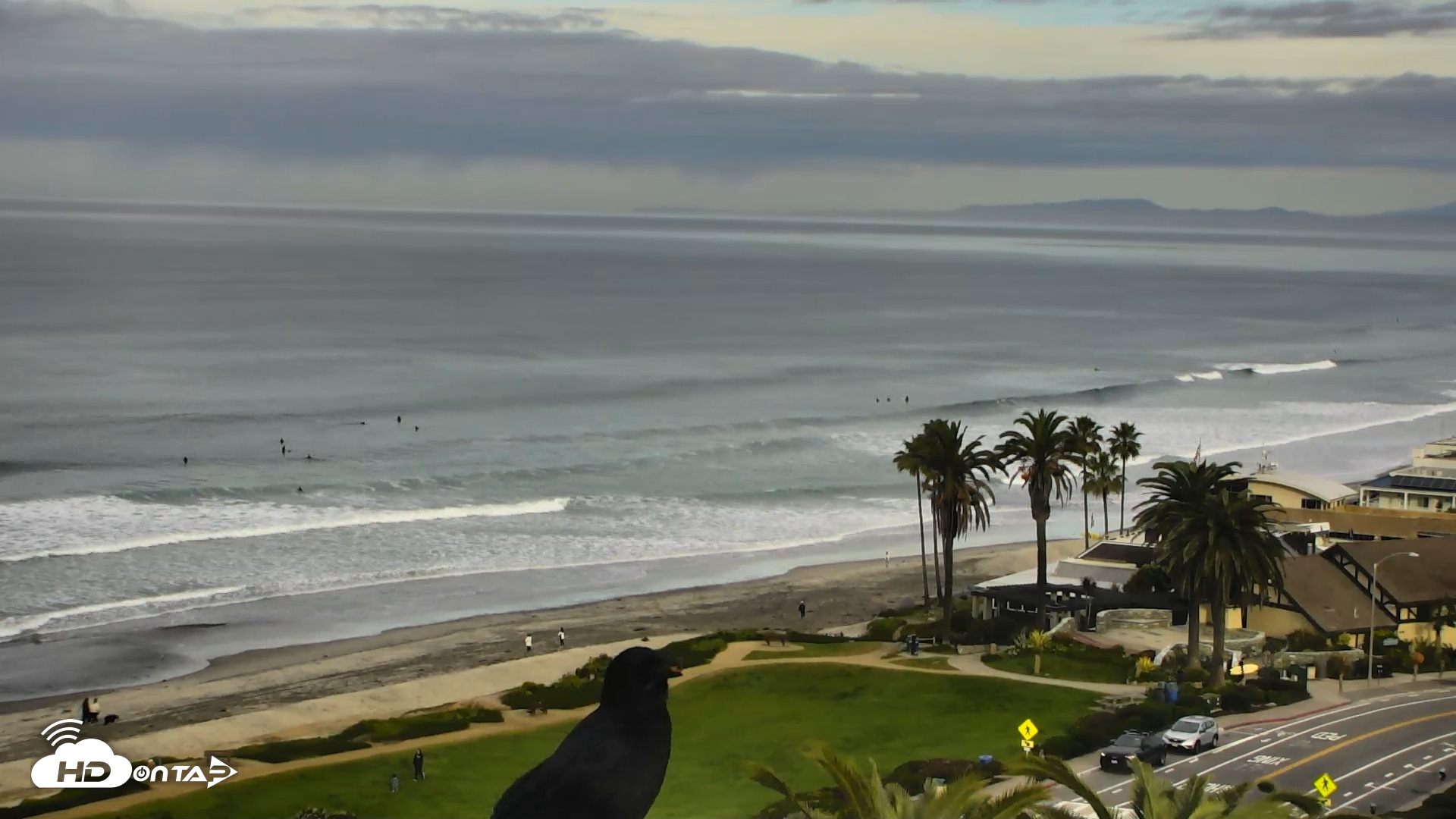 Snapshot of Del Mar Beach Overlook Roaming Live Webcam taken Jan 6, 2026, 8:29am PST