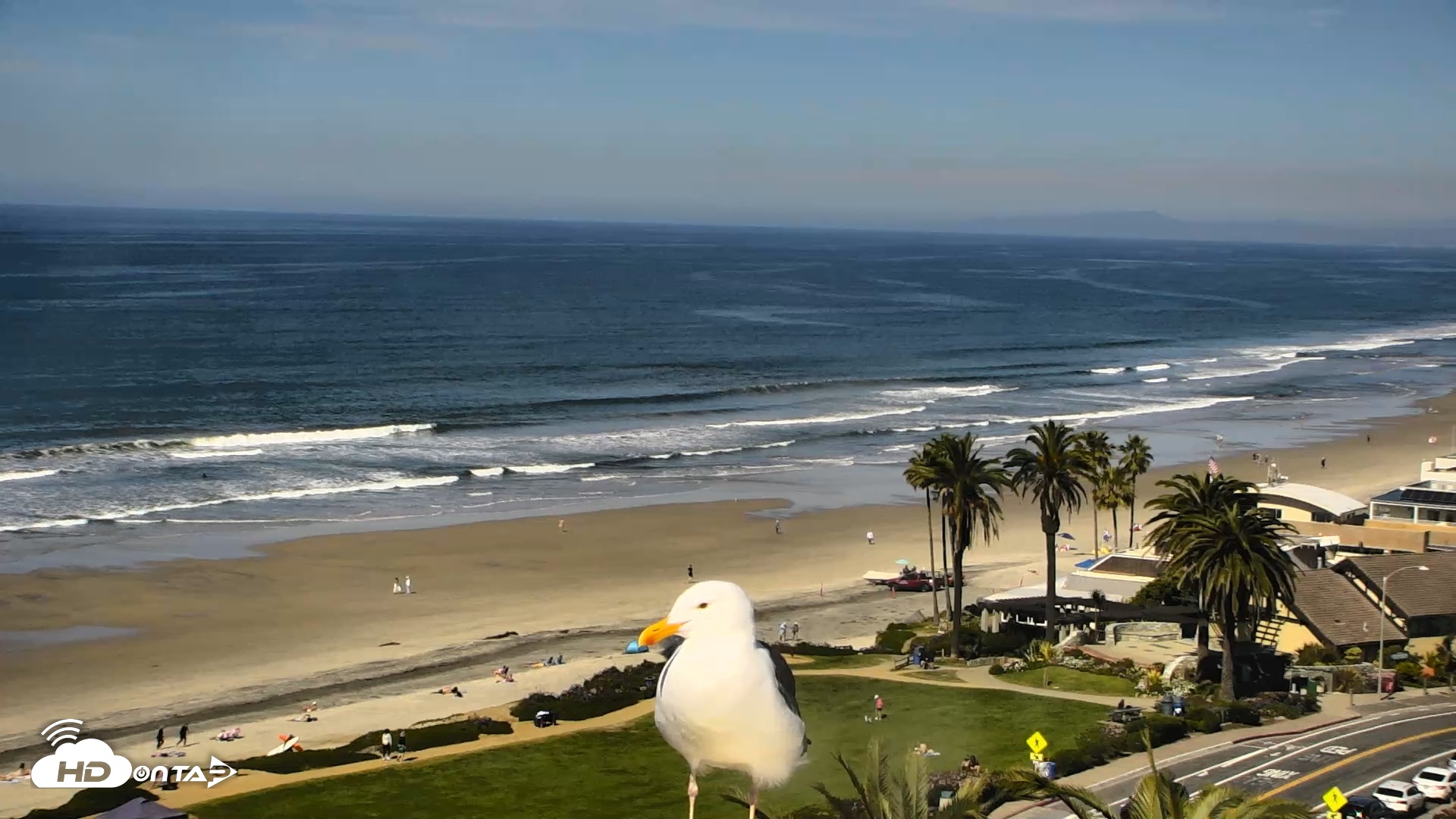 Snapshot of Del Mar Beach Overlook Roaming Live Webcam taken Feb 26, 2026, 11:40am PST