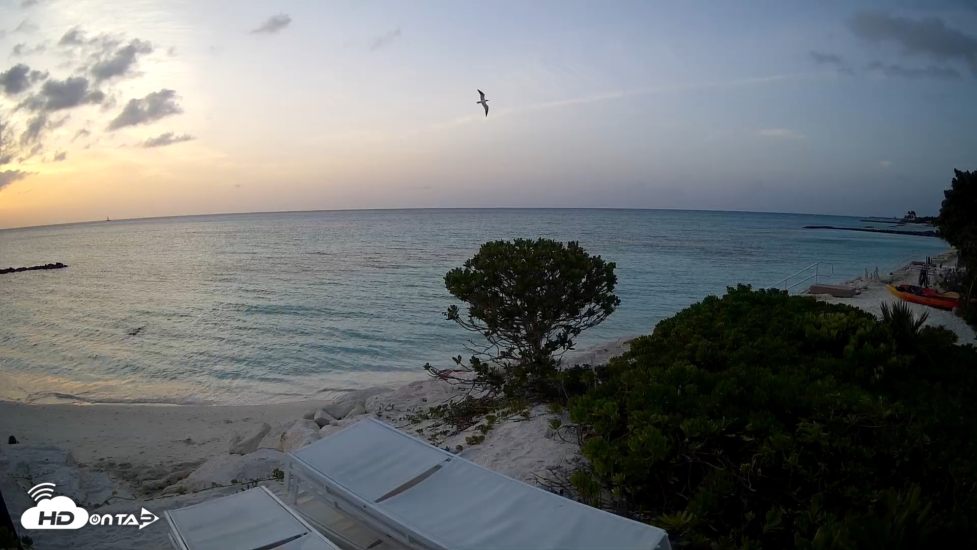Snapshot of Turks & Caicos Grace Bay Live Webcam taken Jul 18, 2026, 7:30pm EDT