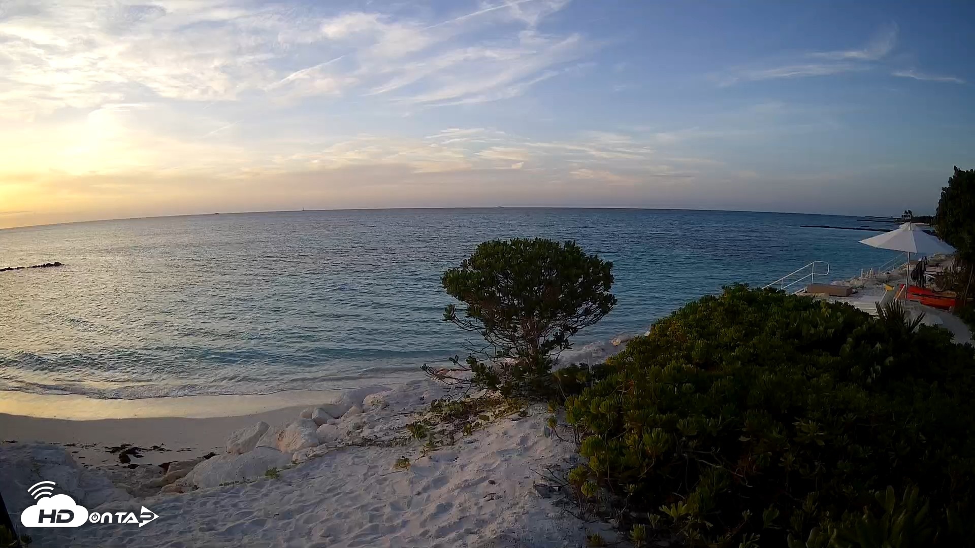Snapshot of Turks & Caicos Grace Bay Live Webcam taken Aug 19, 2026, 7:07pm EDT