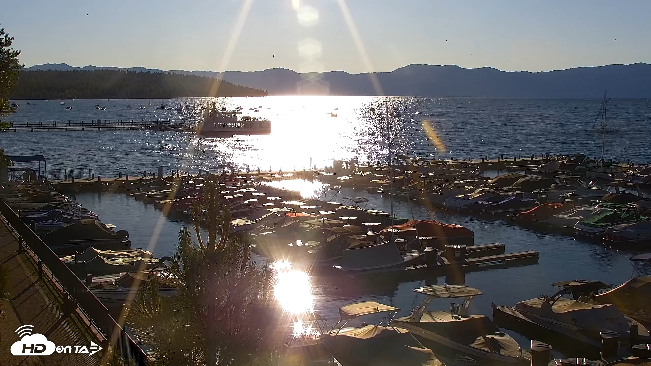 Snapshot of Tahoe City Marina - Lake Tahoe Live Webcam taken Jun 29, 2026, 7:02am PDT