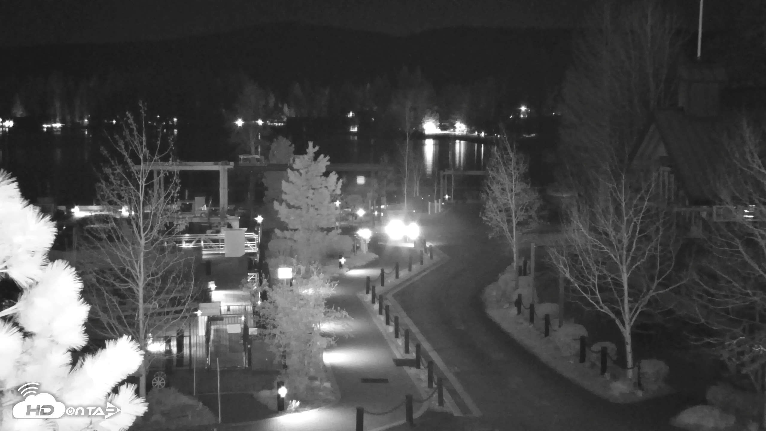 Snapshot of Tahoe City Marina - Lake Tahoe Live Webcam taken Apr 23, 2026, 2:41am PDT