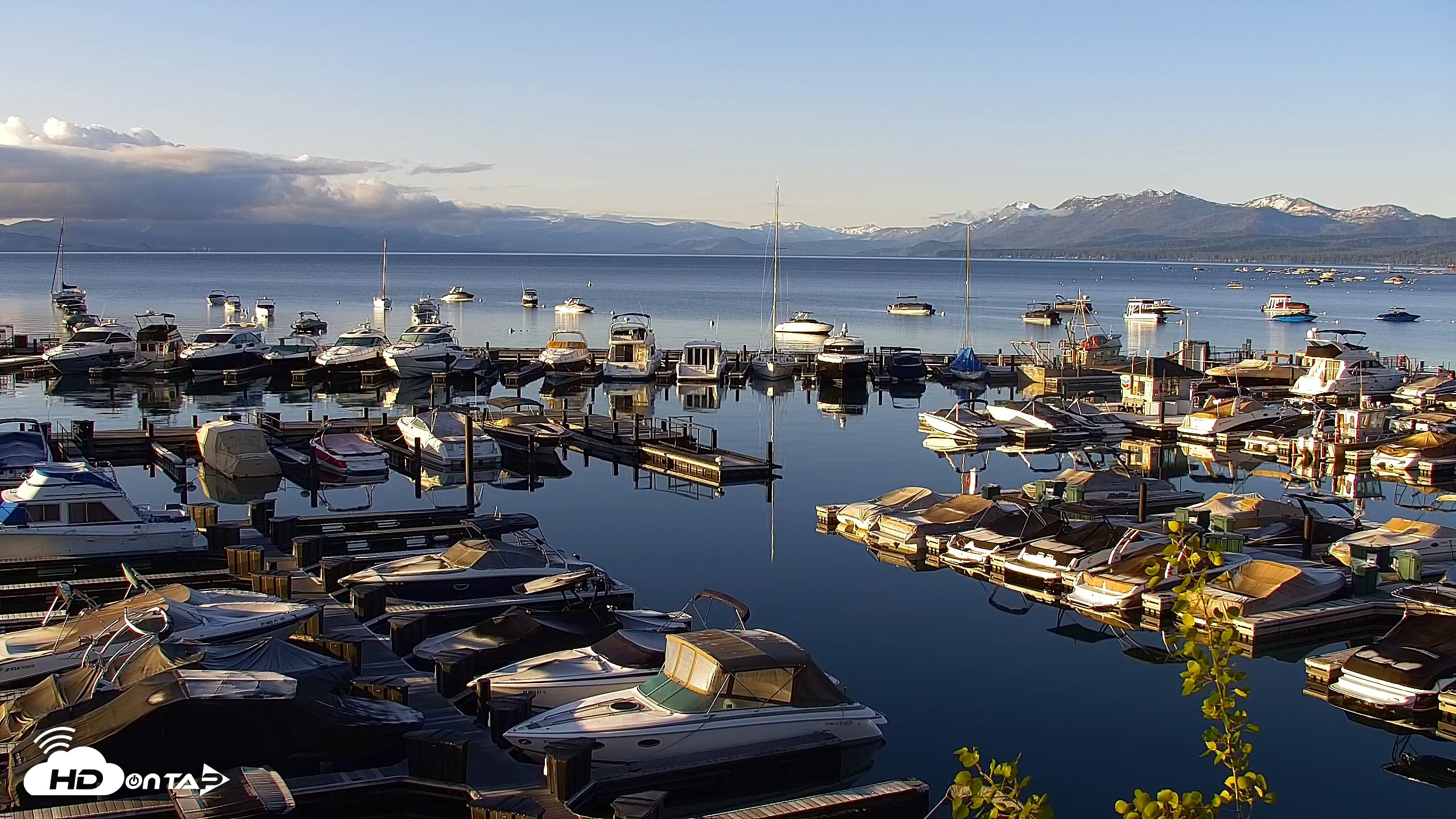 Snapshot of Tahoe City Marina - Lake Tahoe Live Webcam taken May 30, 2026, 6:27am PDT