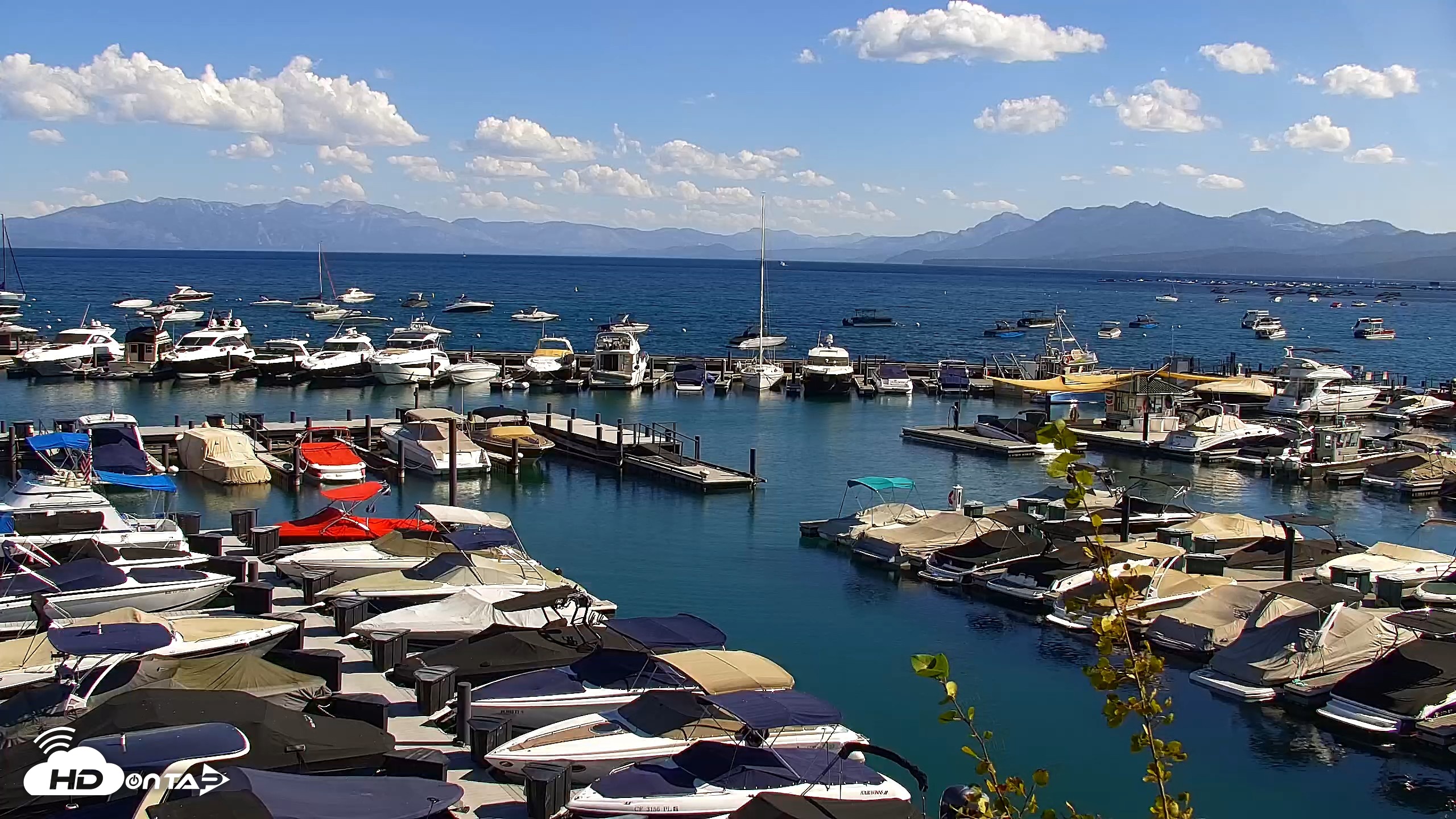 Snapshot of Tahoe City Marina - Lake Tahoe Live Webcam taken Aug 24, 2026, 3:55pm PDT