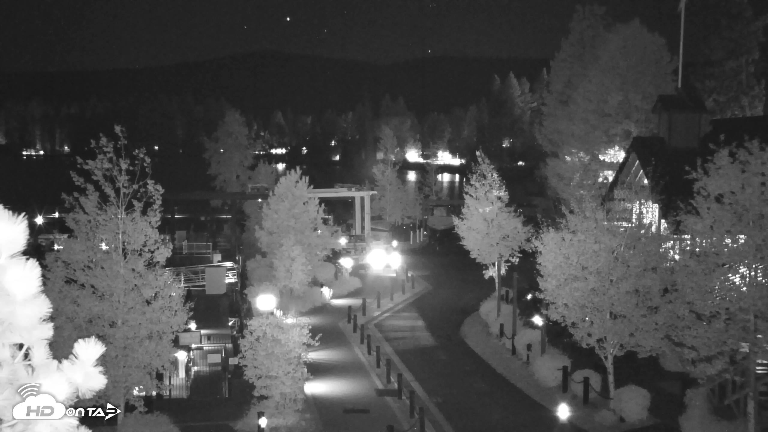 Snapshot of Tahoe City Marina - Lake Tahoe Live Webcam taken Oct 6, 2026, 8:10pm PDT