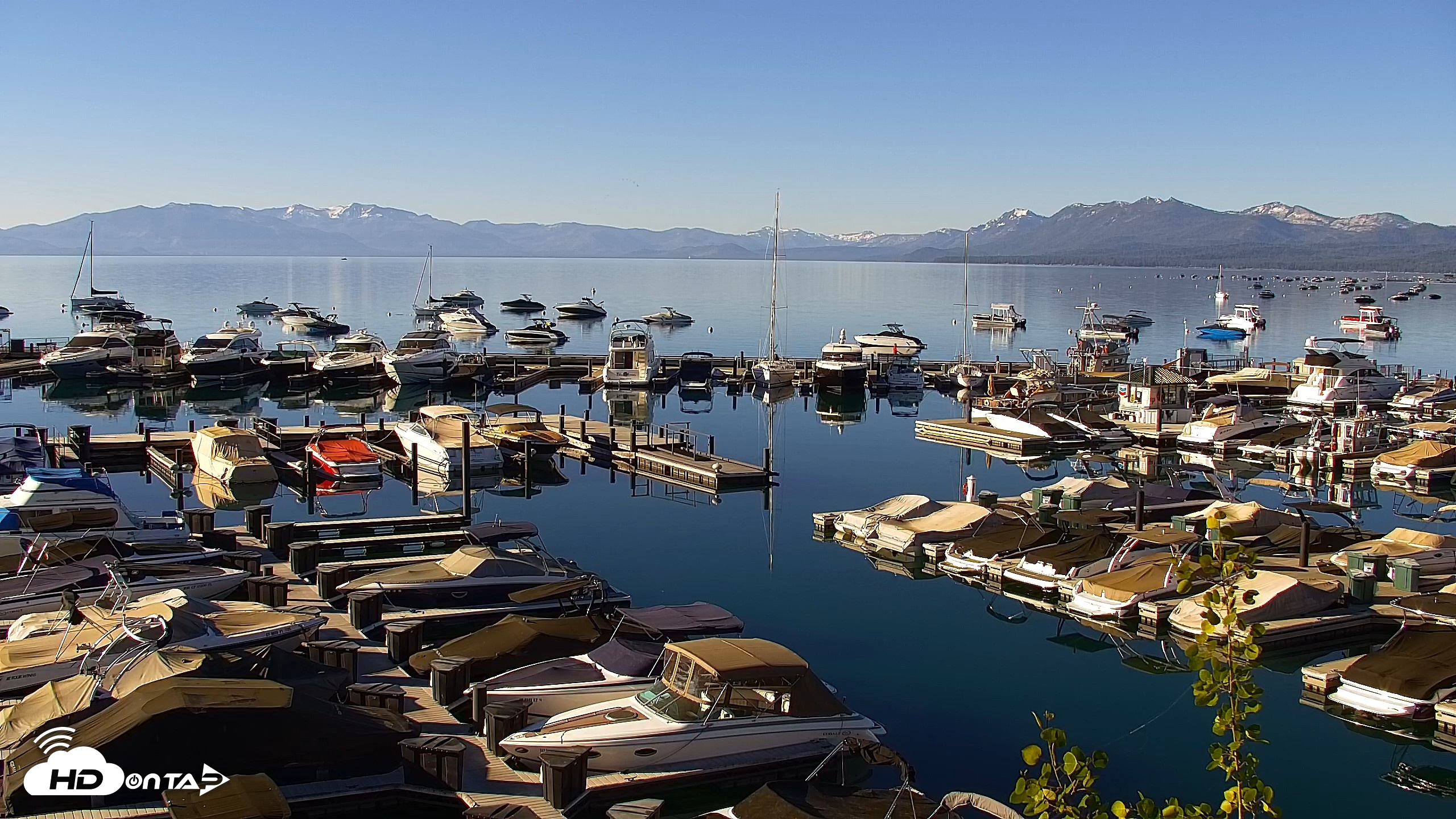 Snapshot of Tahoe City Marina - Lake Tahoe Live Webcam taken Jun 12, 2026, 7:31am PDT