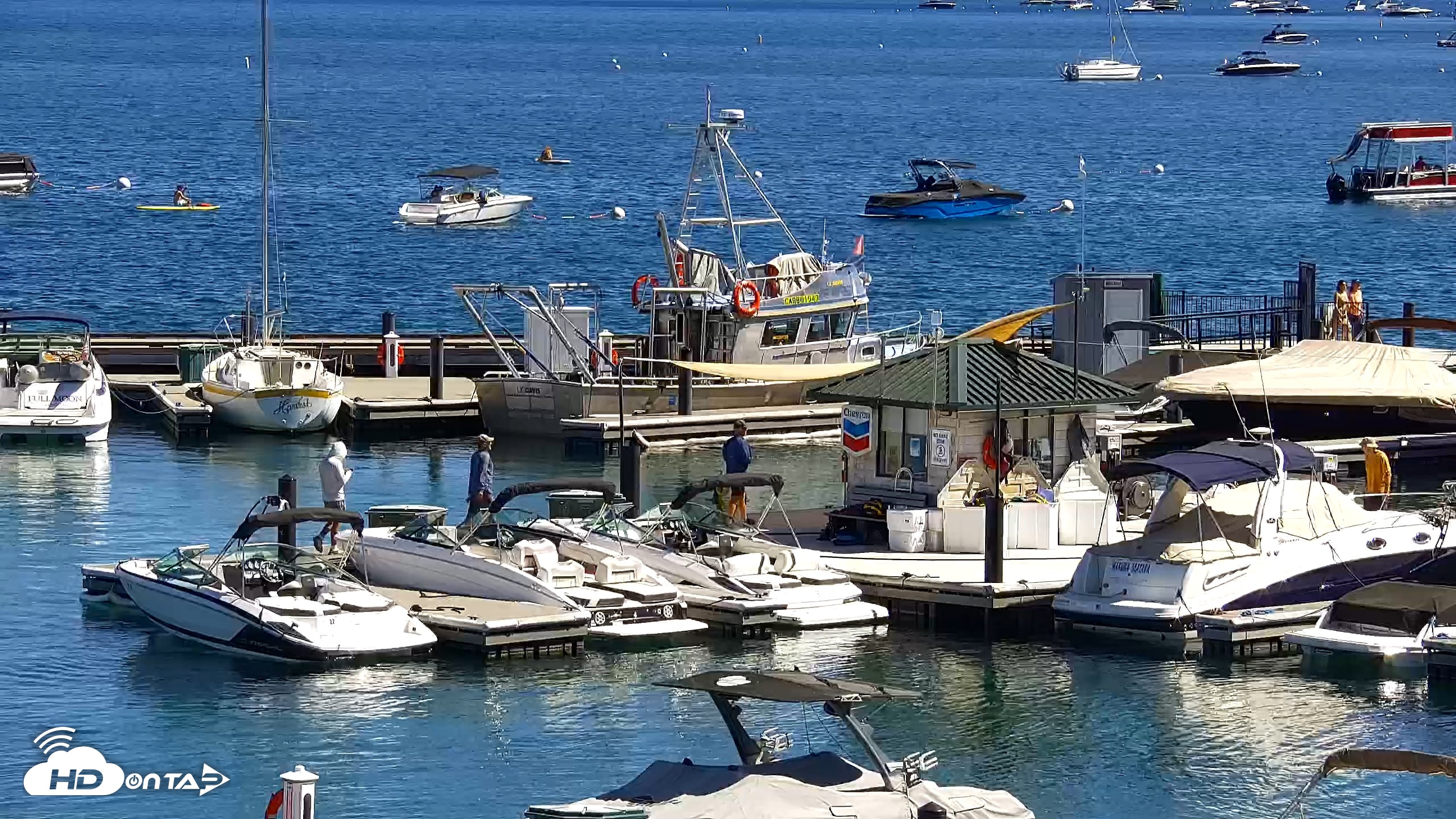 Snapshot of Tahoe City Marina - Lake Tahoe Live Webcam taken Jun 12, 2026, 3:41pm PDT