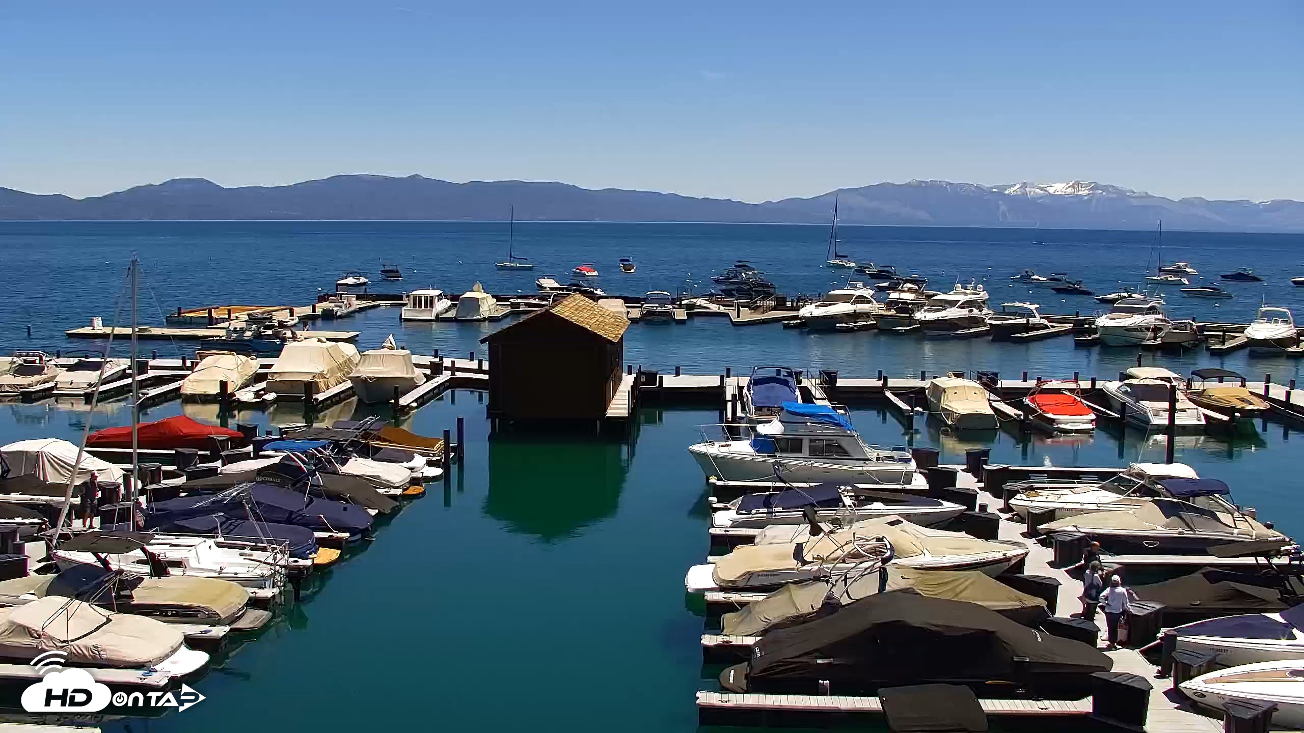 Snapshot of Tahoe City Marina - Lake Tahoe Live Webcam taken Jun 7, 2026, 1:10pm PDT