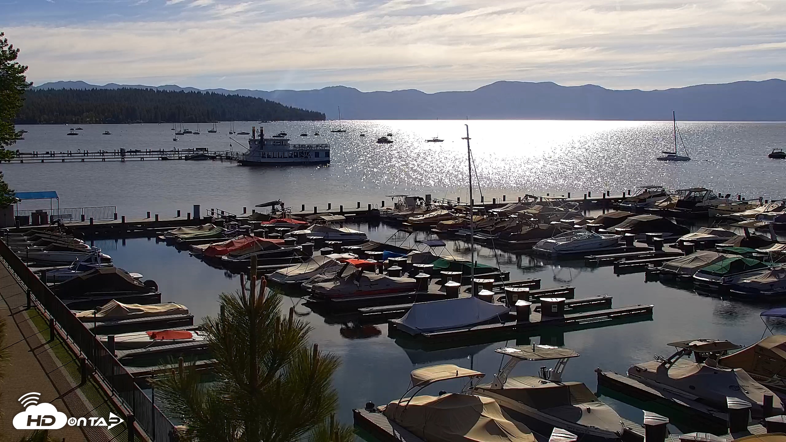 Snapshot of Tahoe City Marina - Lake Tahoe Live Webcam taken Jun 8, 2026, 8:08am PDT