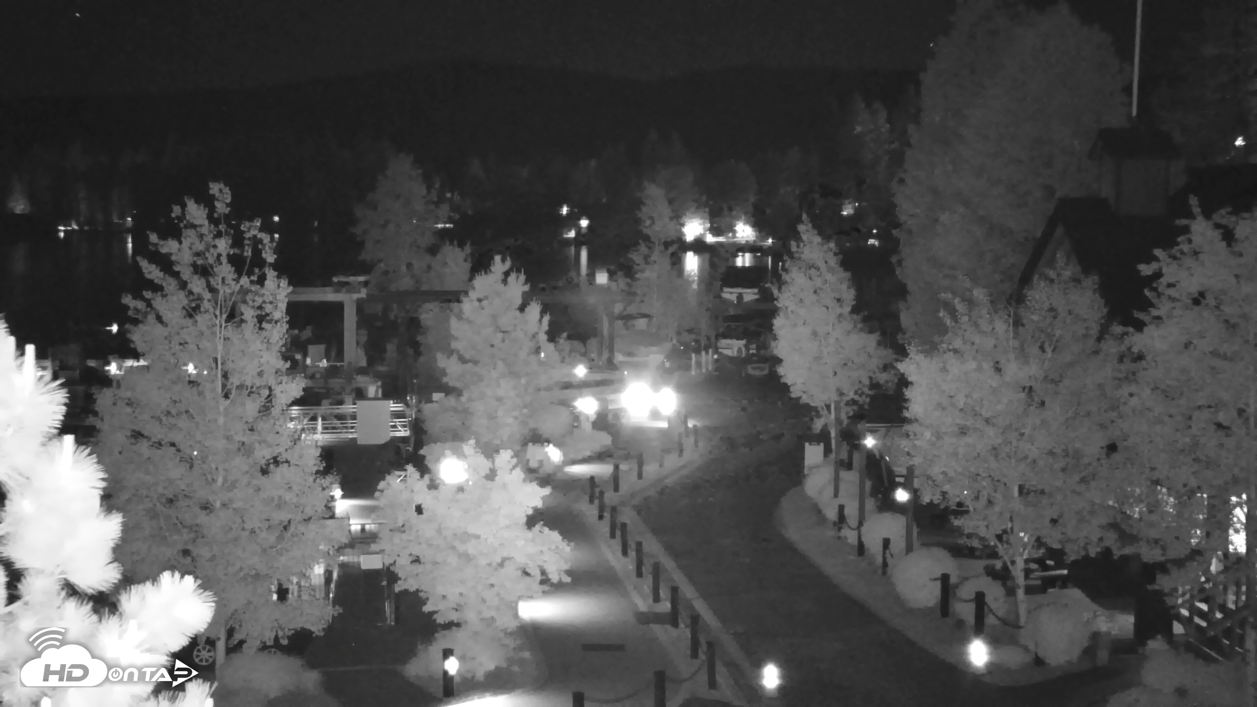 Snapshot of Tahoe City Marina - Lake Tahoe Live Webcam taken Jun 12, 2026, 12:25am PDT