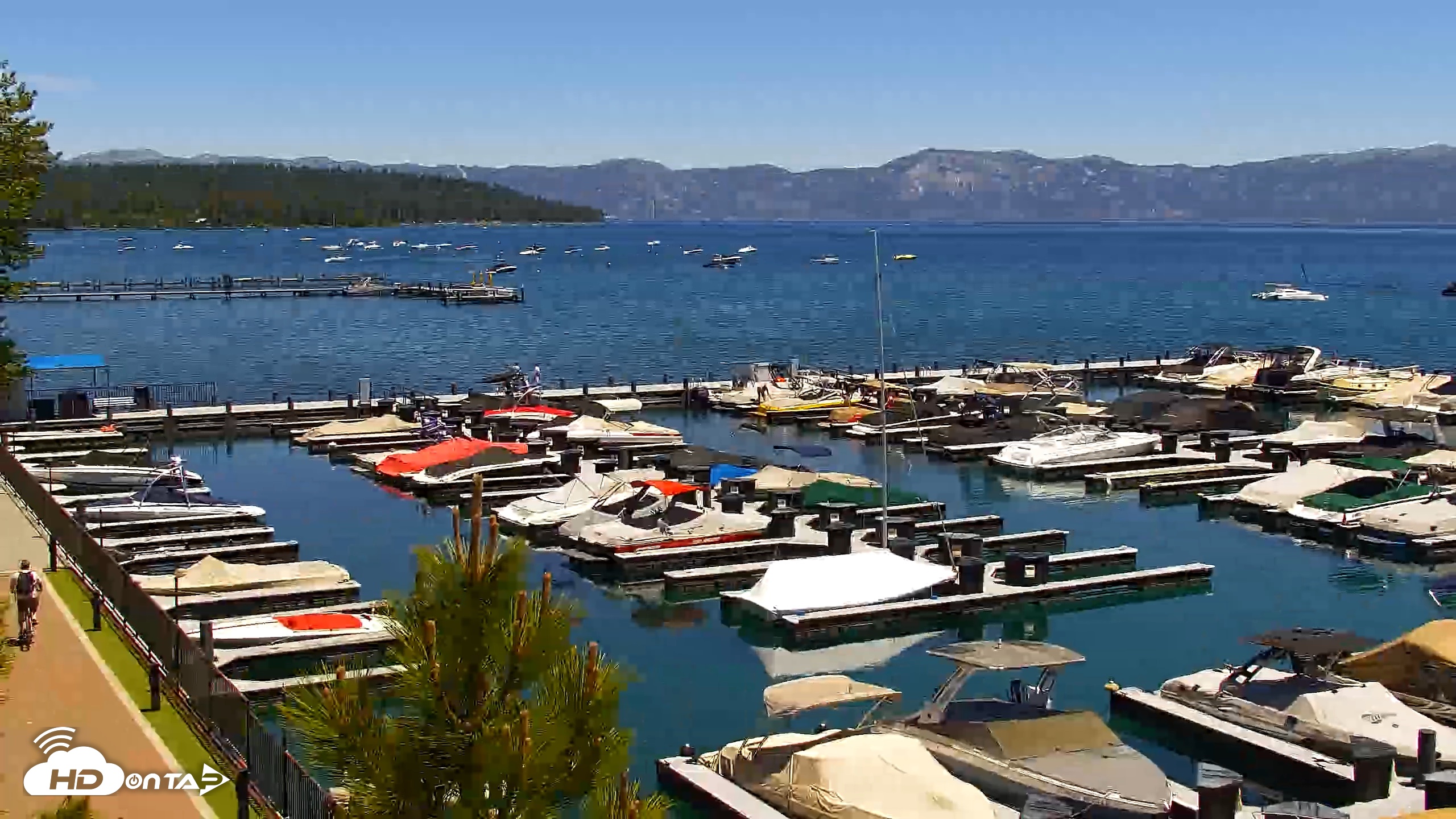 Snapshot of Tahoe City Marina - Lake Tahoe Live Webcam taken Jun 7, 2026, 1:10pm PDT