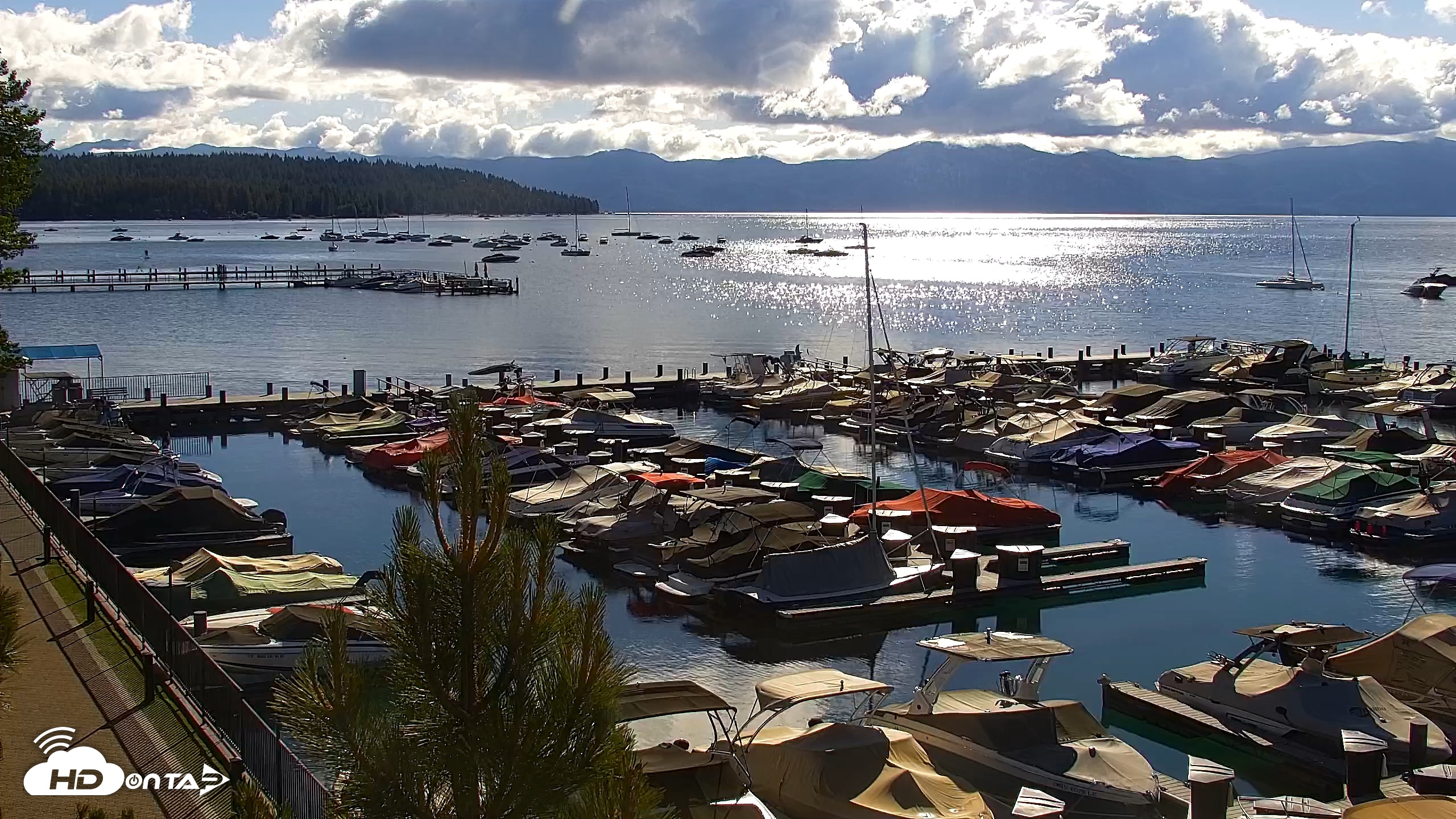 Snapshot of Tahoe City Marina - Lake Tahoe Live Webcam taken Jun 28, 2026, 8:17am PDT