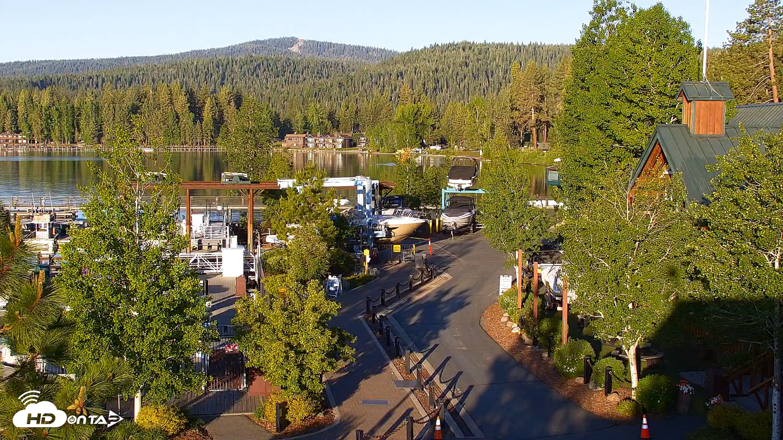 Snapshot of Tahoe City Marina - Lake Tahoe Live Webcam taken Jun 13, 2026, 6:27am PDT