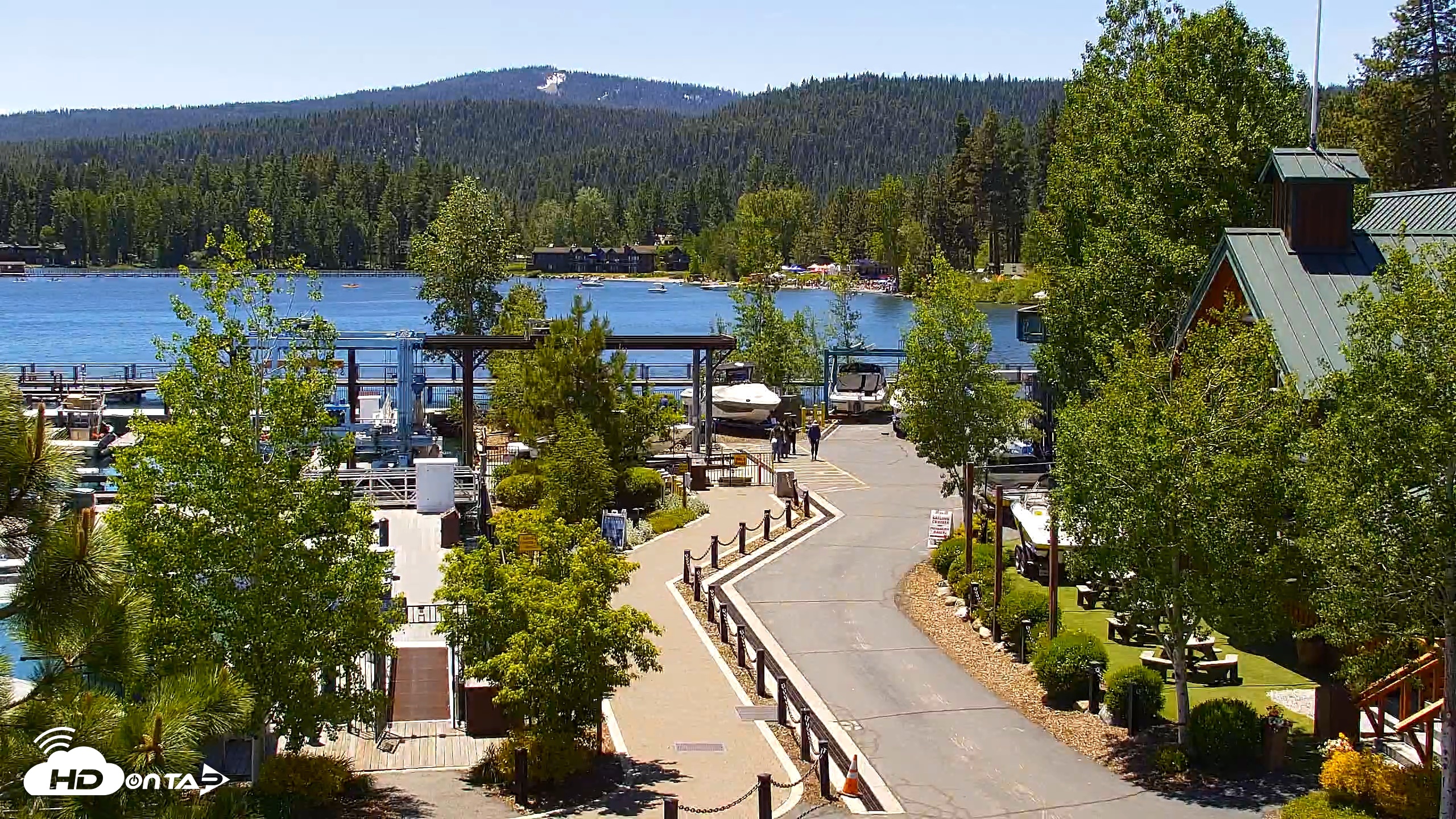 Snapshot of Tahoe City Marina - Lake Tahoe Live Webcam taken Jun 7, 2026, 1:11pm PDT