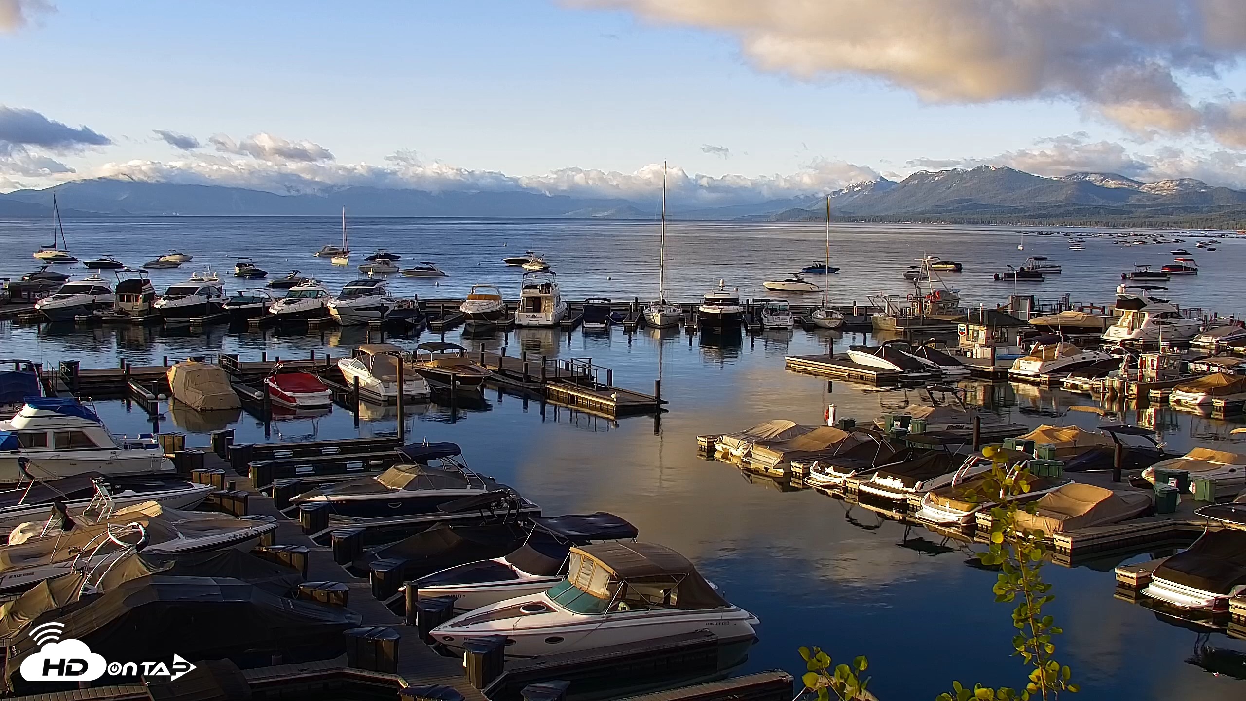 Snapshot of Tahoe City Marina - Lake Tahoe Live Webcam taken Jun 9, 2026, 6:27am PDT