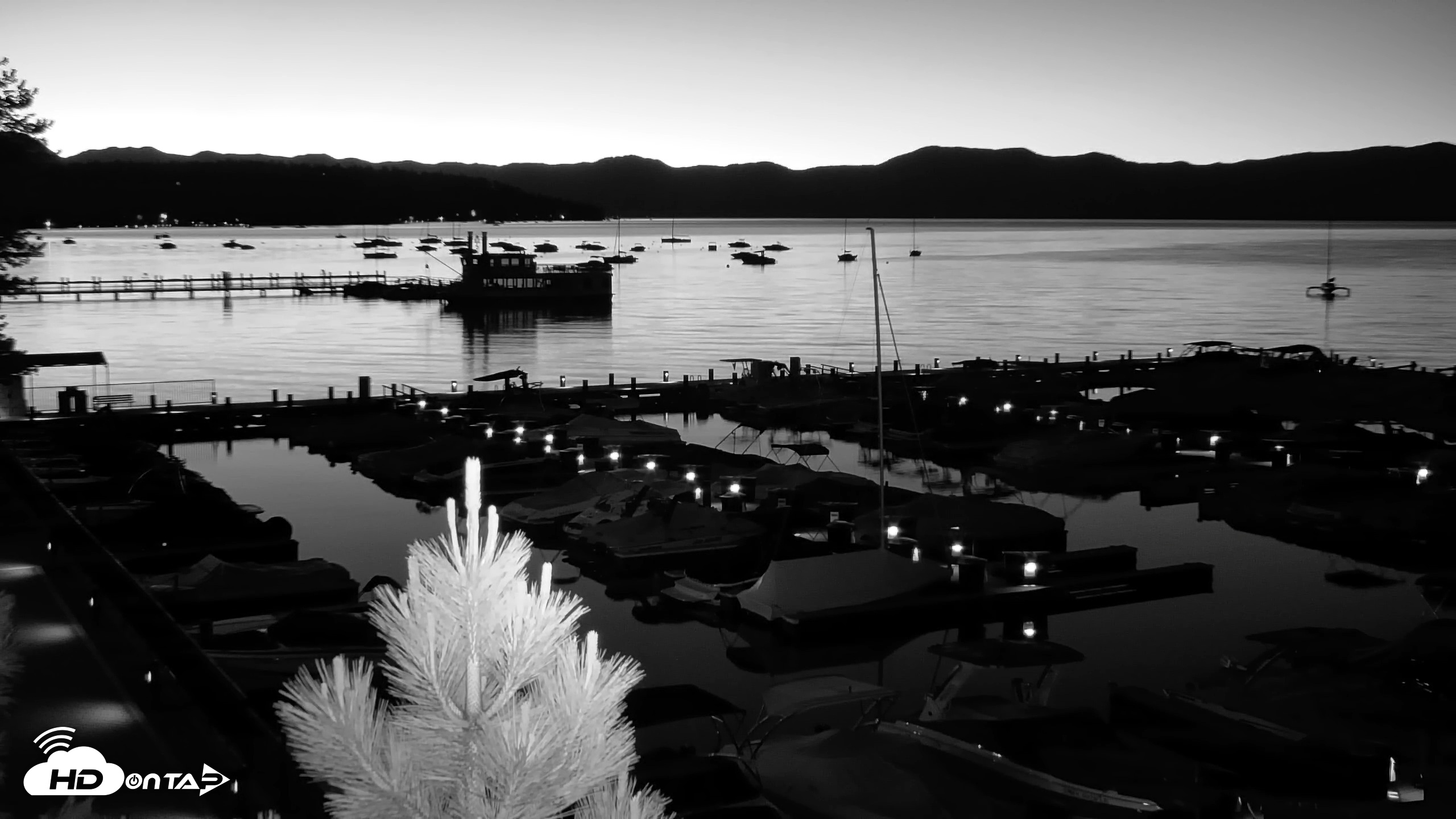 Snapshot of Tahoe City Marina - Lake Tahoe Live Webcam taken Jun 11, 2026, 4:42am PDT
