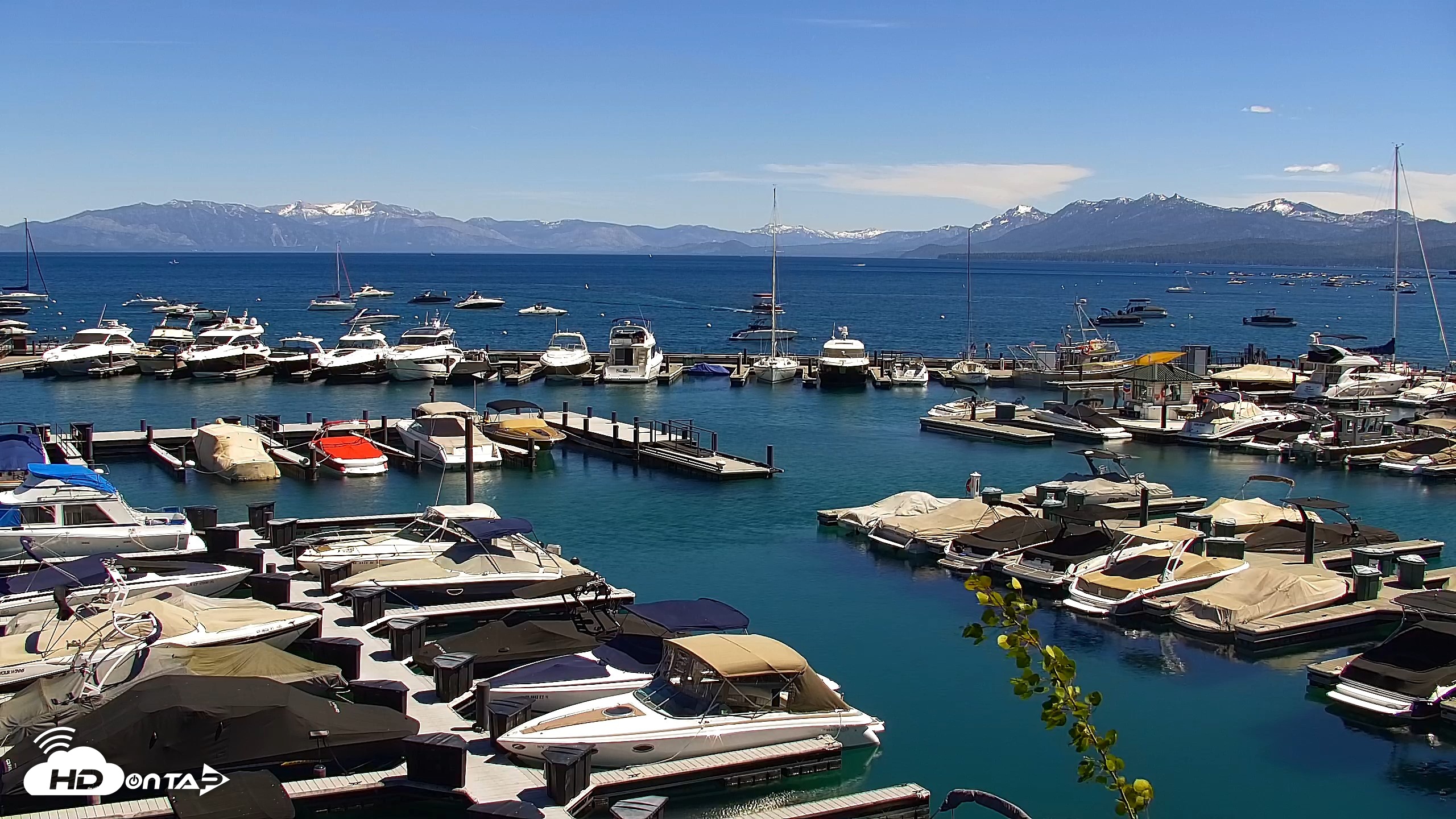 Snapshot of Tahoe City Marina - Lake Tahoe Live Webcam taken Jun 7, 2026, 2:56pm PDT