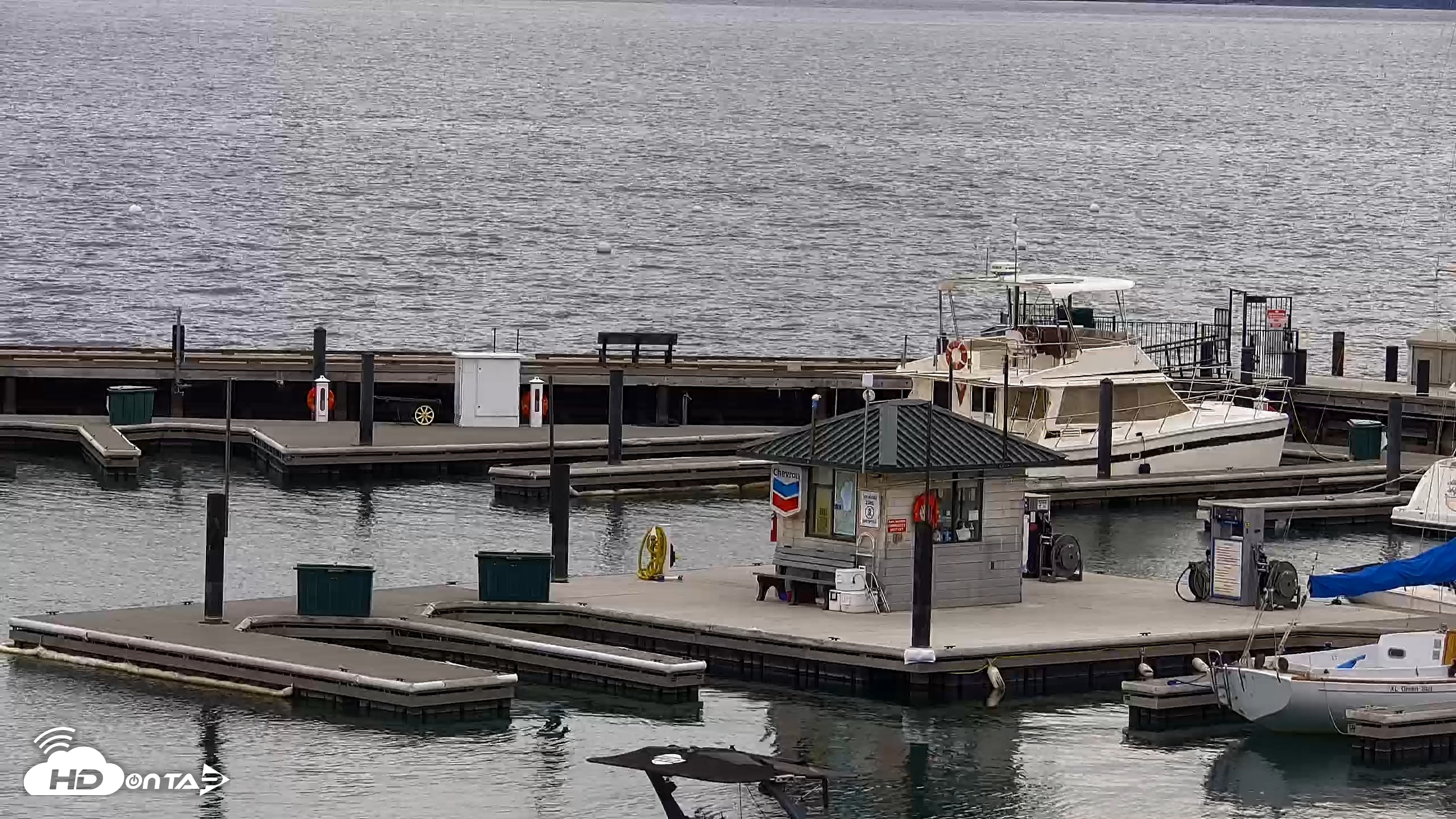 Snapshot of Tahoe City Marina - Lake Tahoe Live Webcam taken Oct 21, 2026, 11:48am PDT