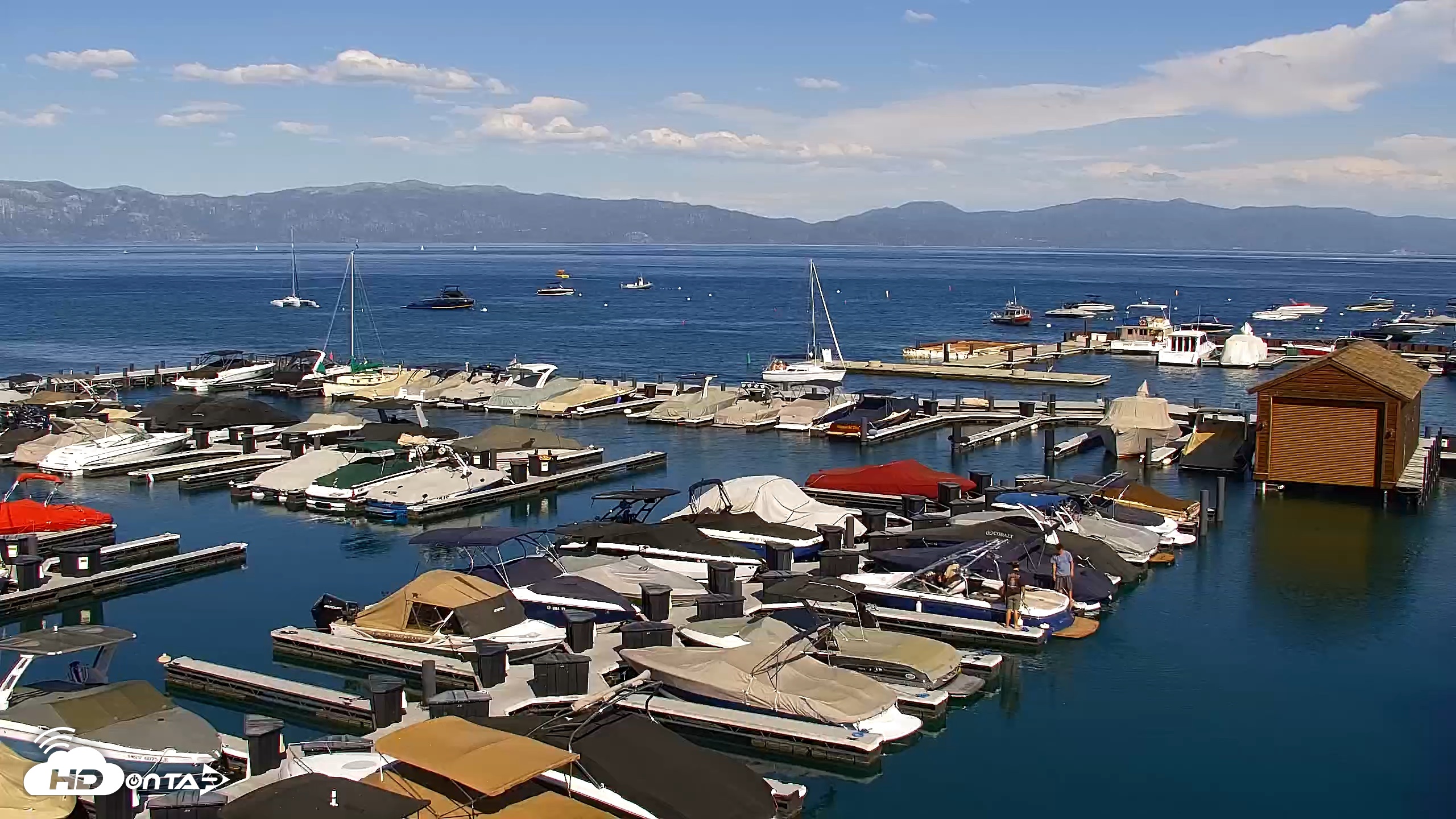 Snapshot of Tahoe City Marina - Lake Tahoe Live Webcam taken Jun 13, 2026, 5:14pm PDT