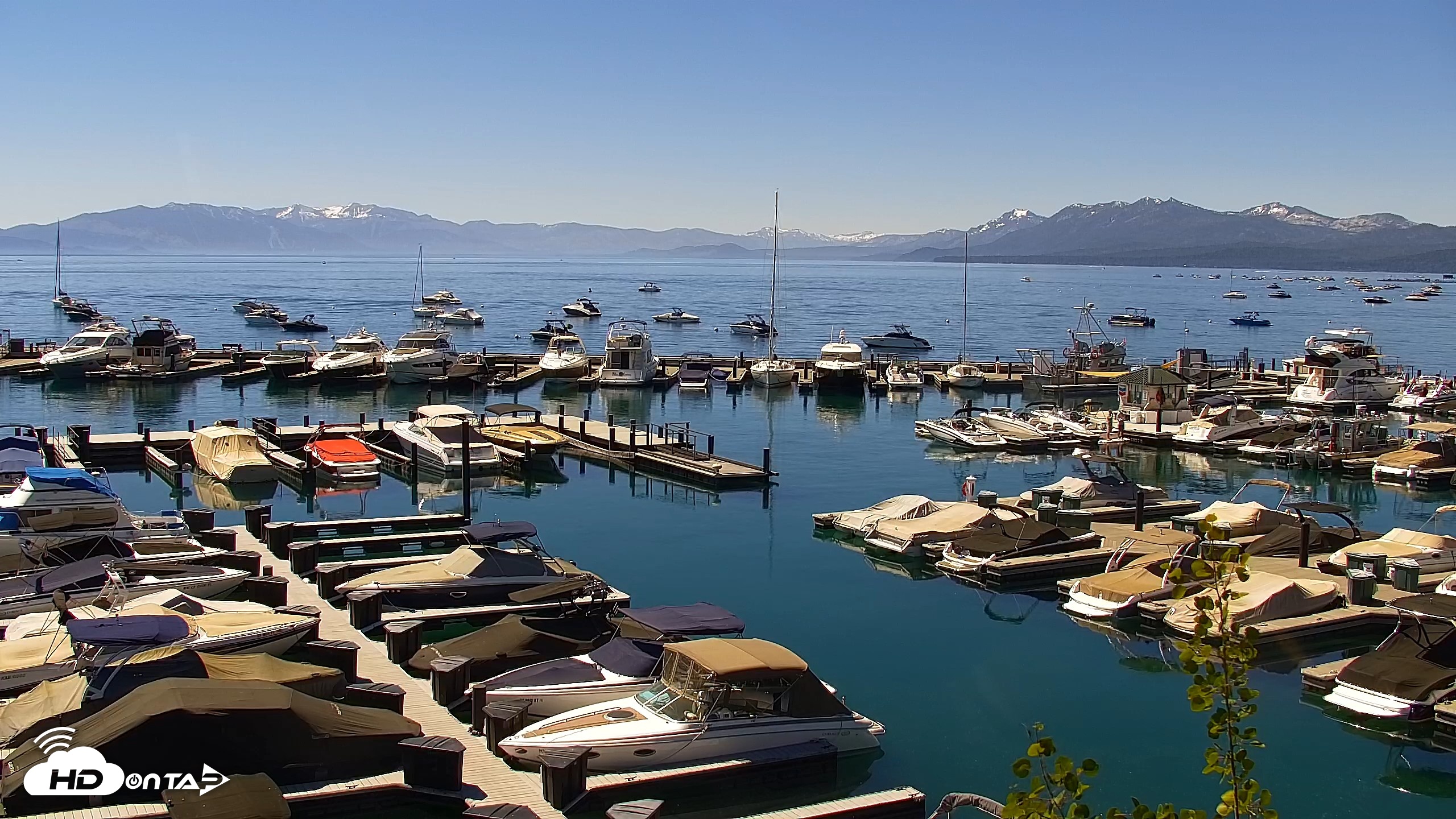 Snapshot of Tahoe City Marina - Lake Tahoe Live Webcam taken Jun 13, 2026, 10:40am PDT