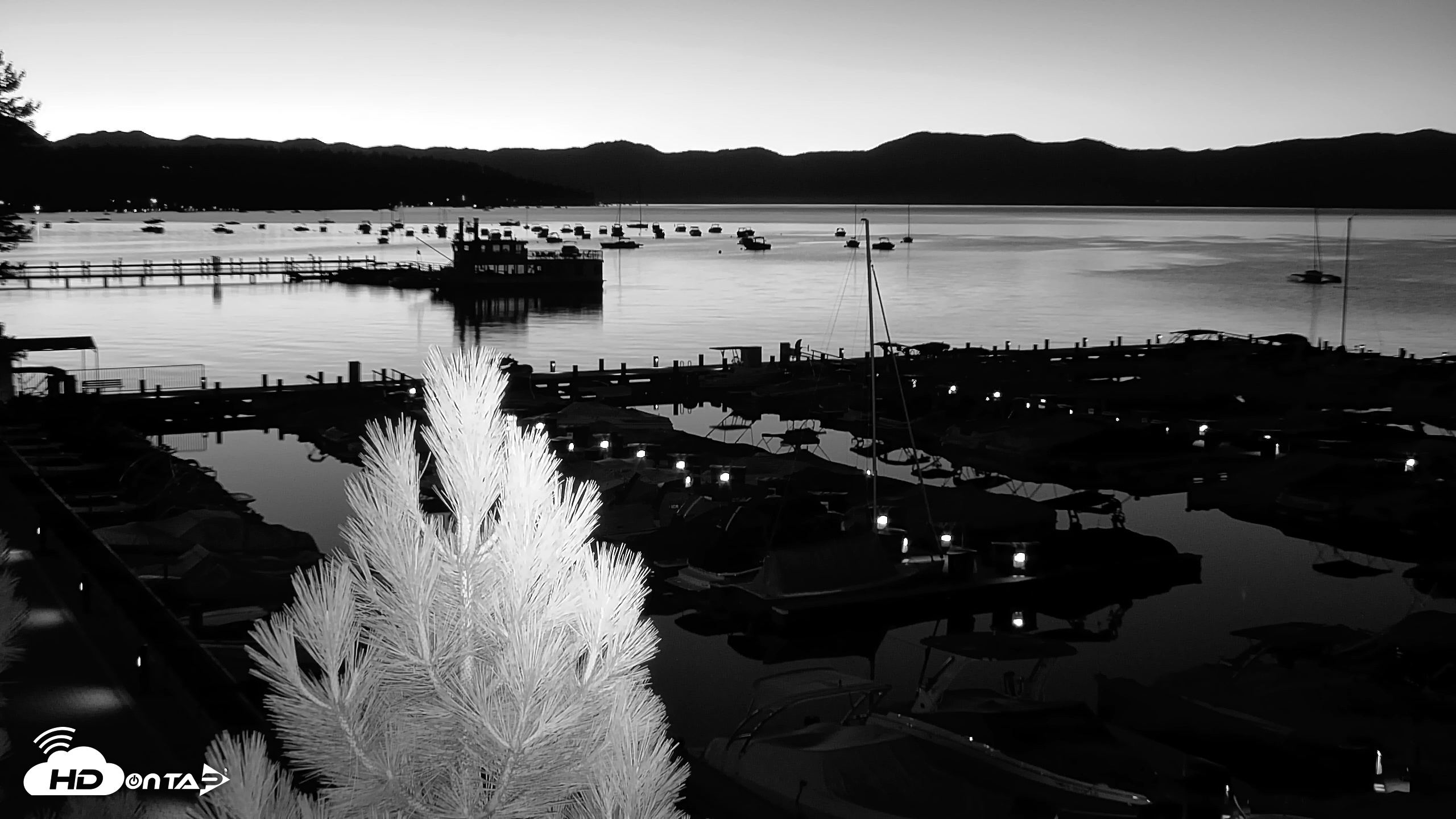 Snapshot of Tahoe City Marina - Lake Tahoe Live Webcam taken Jul 28, 2026, 5:10am PDT