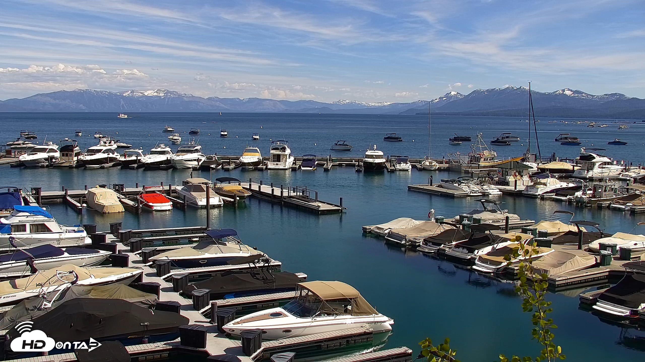 Snapshot of Tahoe City Marina - Lake Tahoe Live Webcam taken Jun 2, 2026, 3:56pm PDT