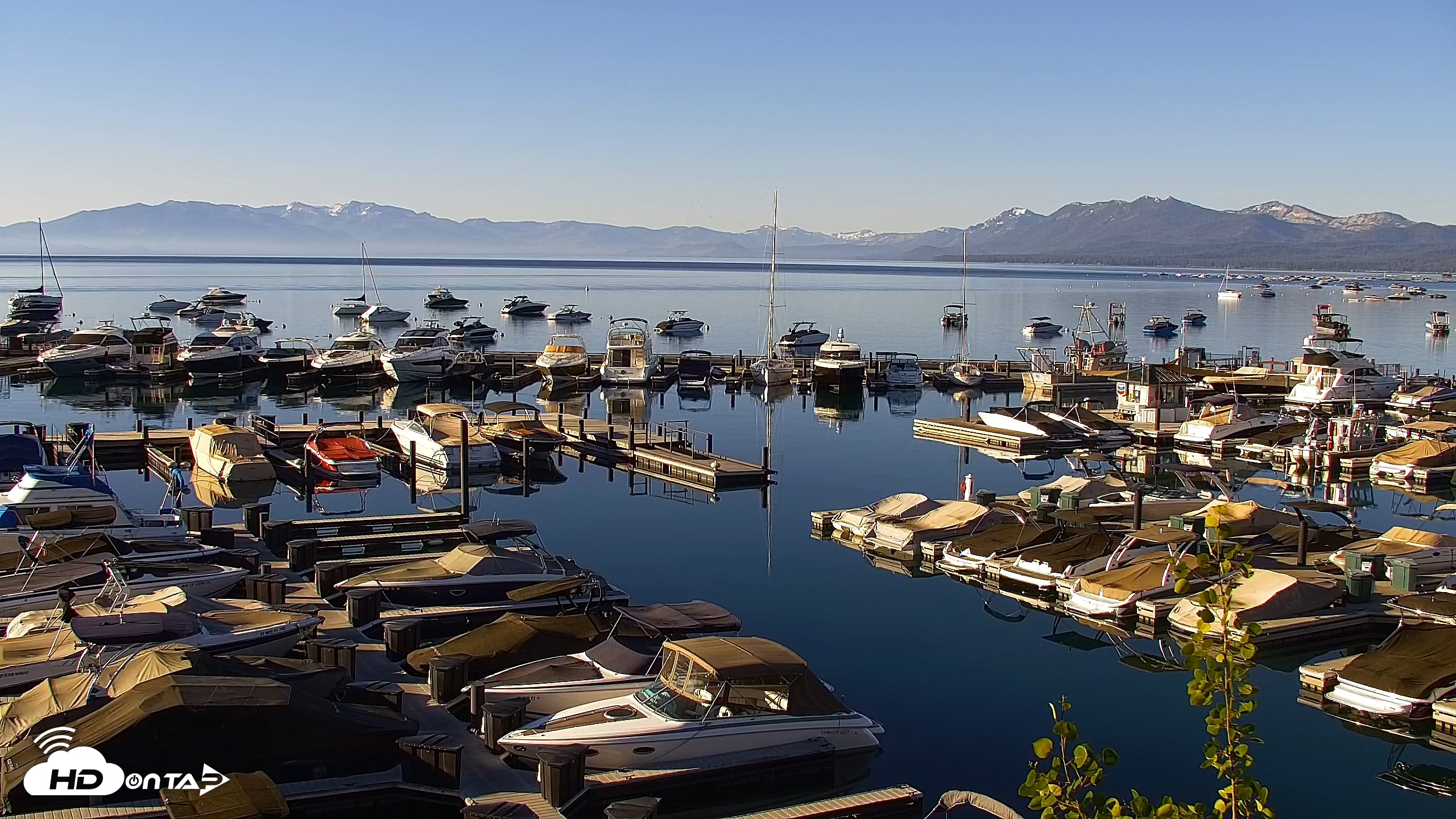 Snapshot of Tahoe City Marina - Lake Tahoe Live Webcam taken Jun 15, 2026, 7:11am PDT