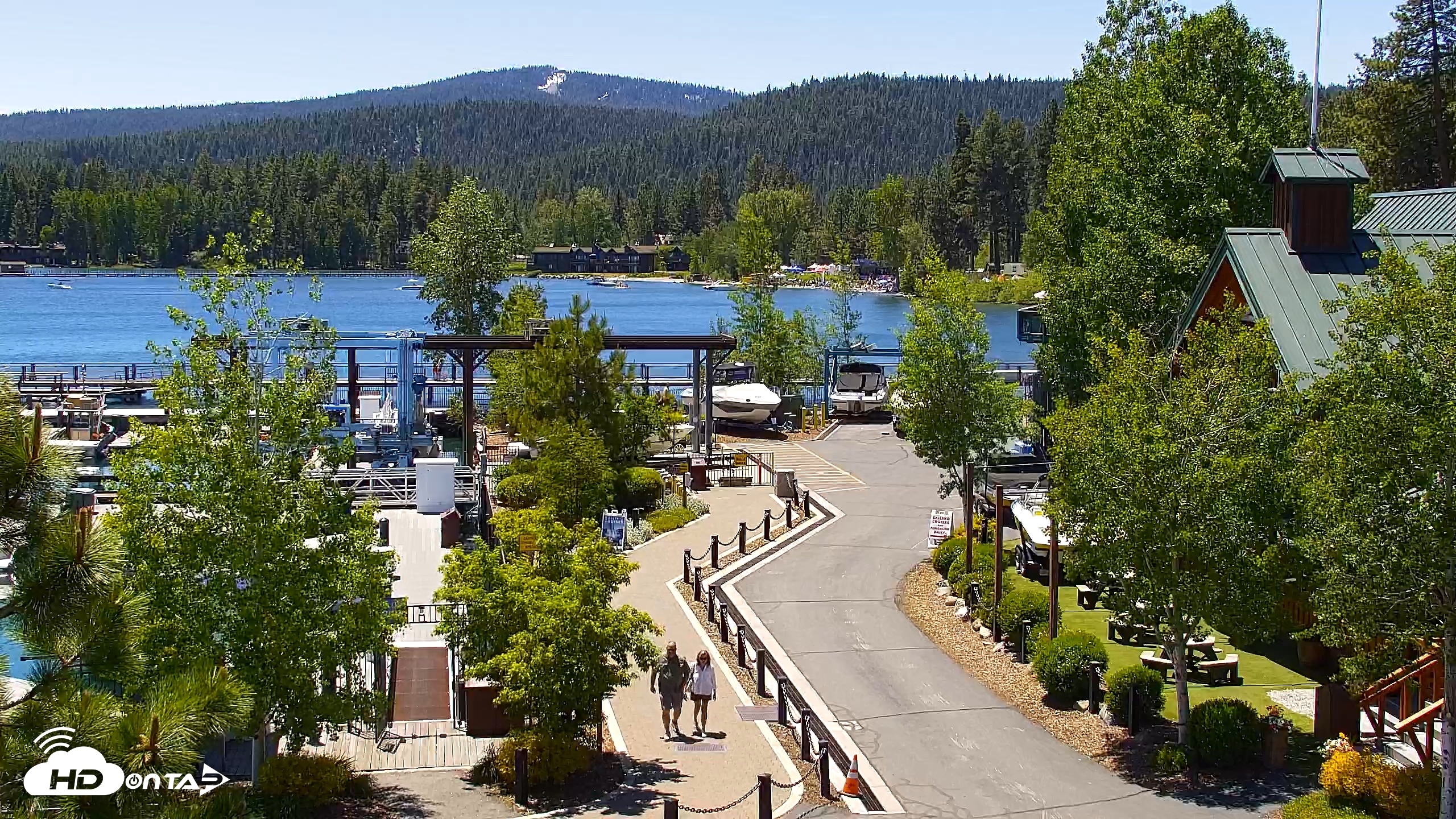 Snapshot of Tahoe City Marina - Lake Tahoe Live Webcam taken Jun 7, 2026, 1:09pm PDT